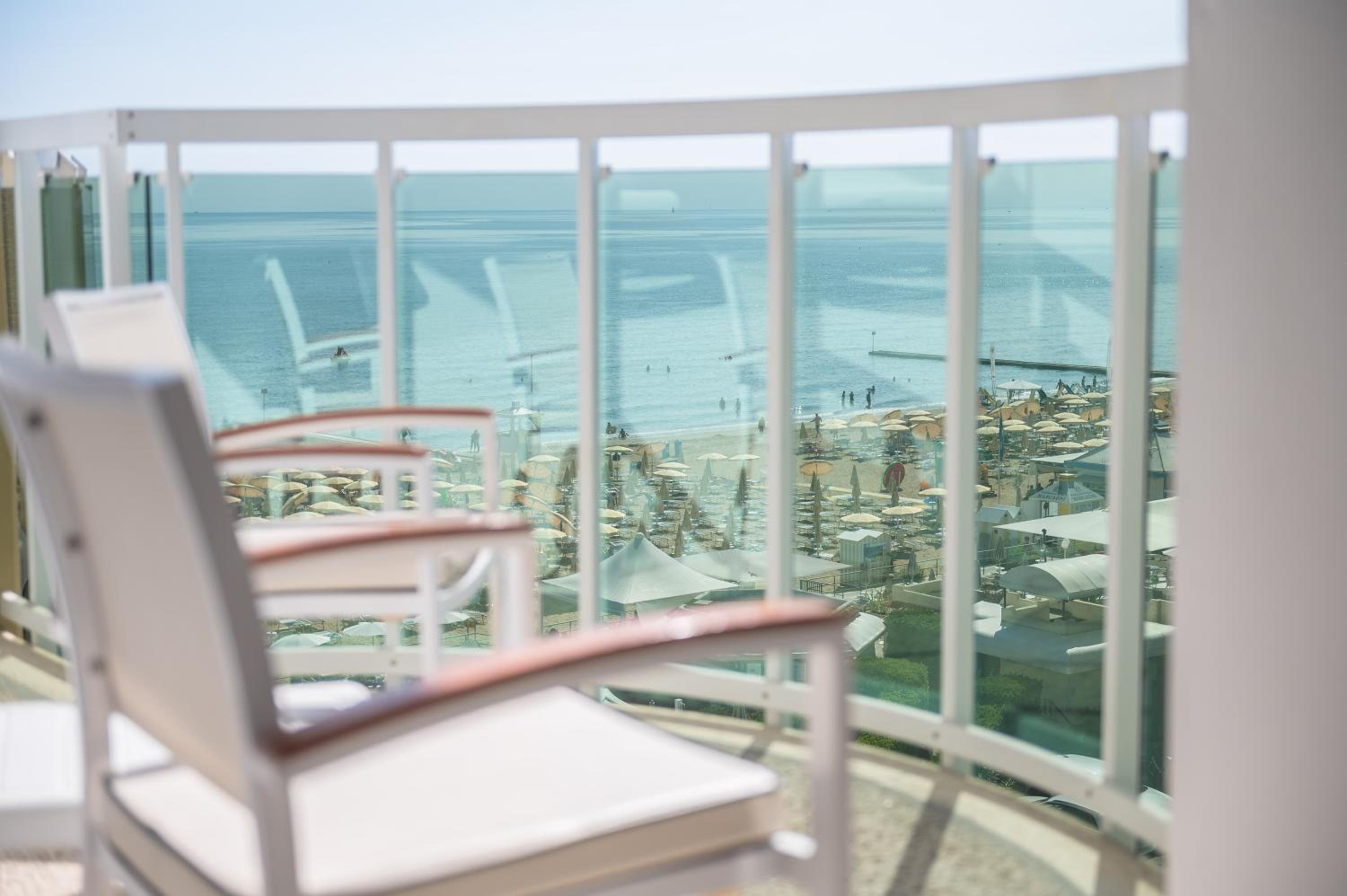 Comfort Quadruple Room with Balcony and Lateral Sea View