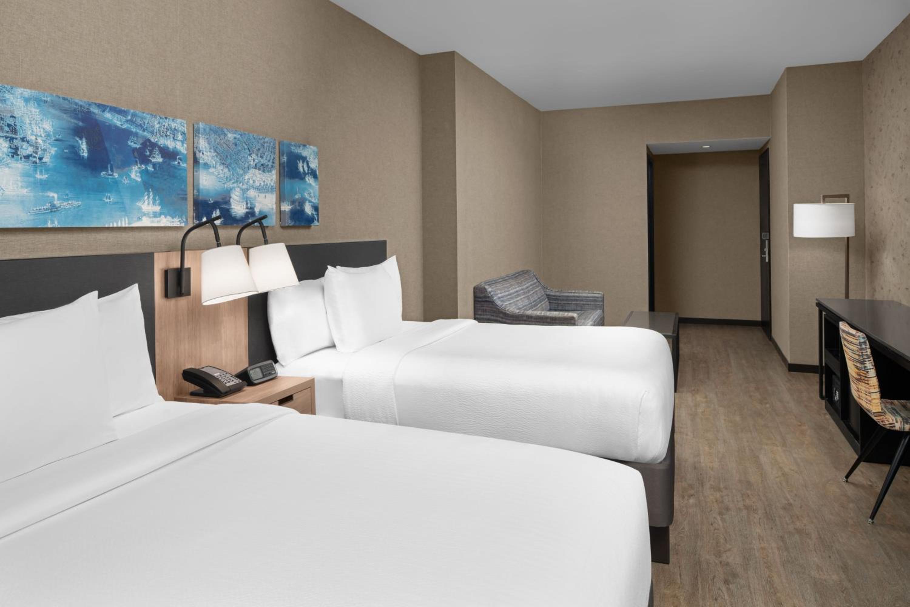 Large Double Room with Two Double Beds and Sofa Bed