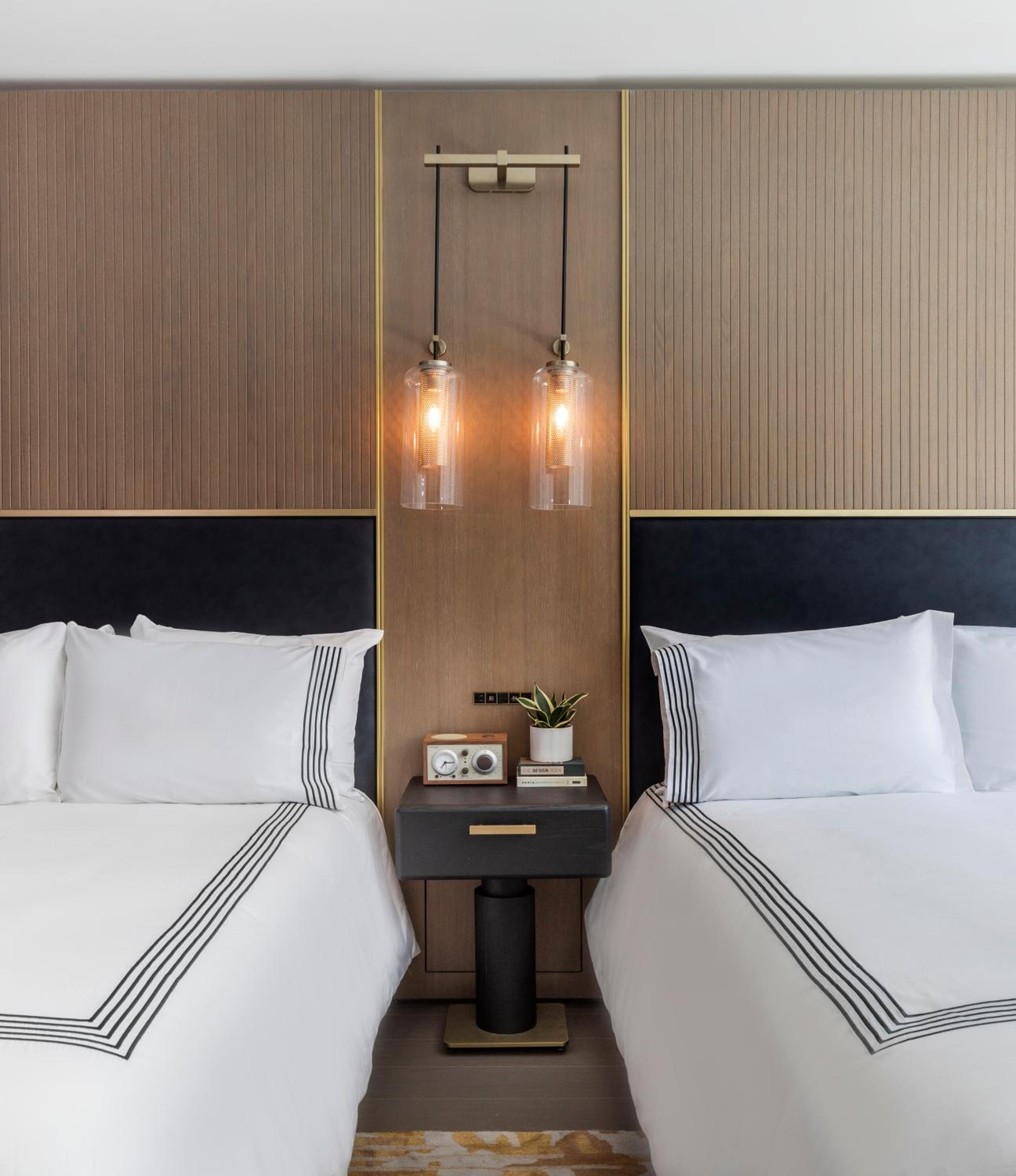 Double Room With Two Double Beds And Accessible Tub