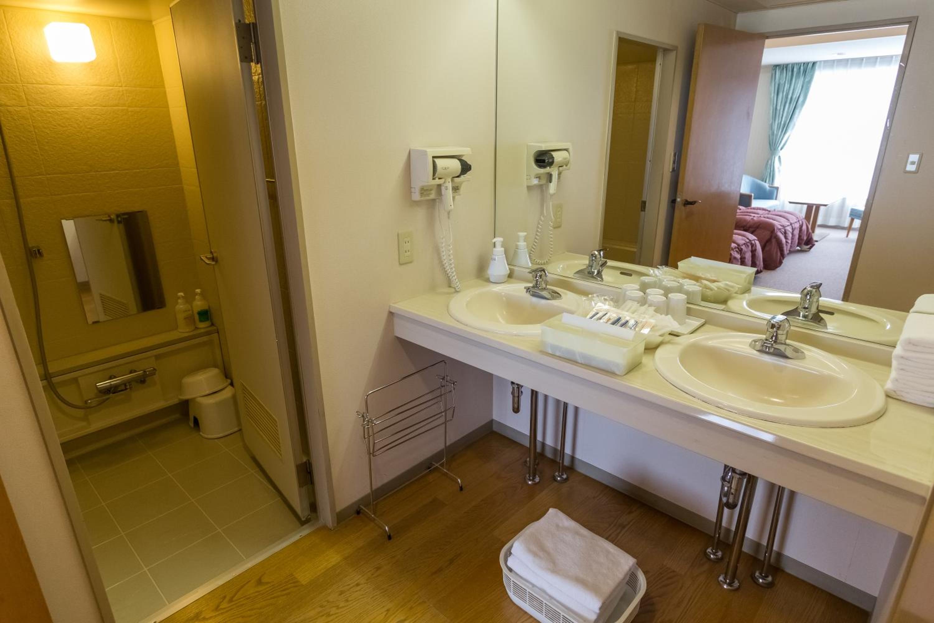 Wing building Japanese and Western style room