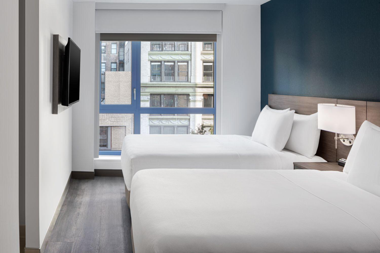 Double Room with Two Double Bed, City View