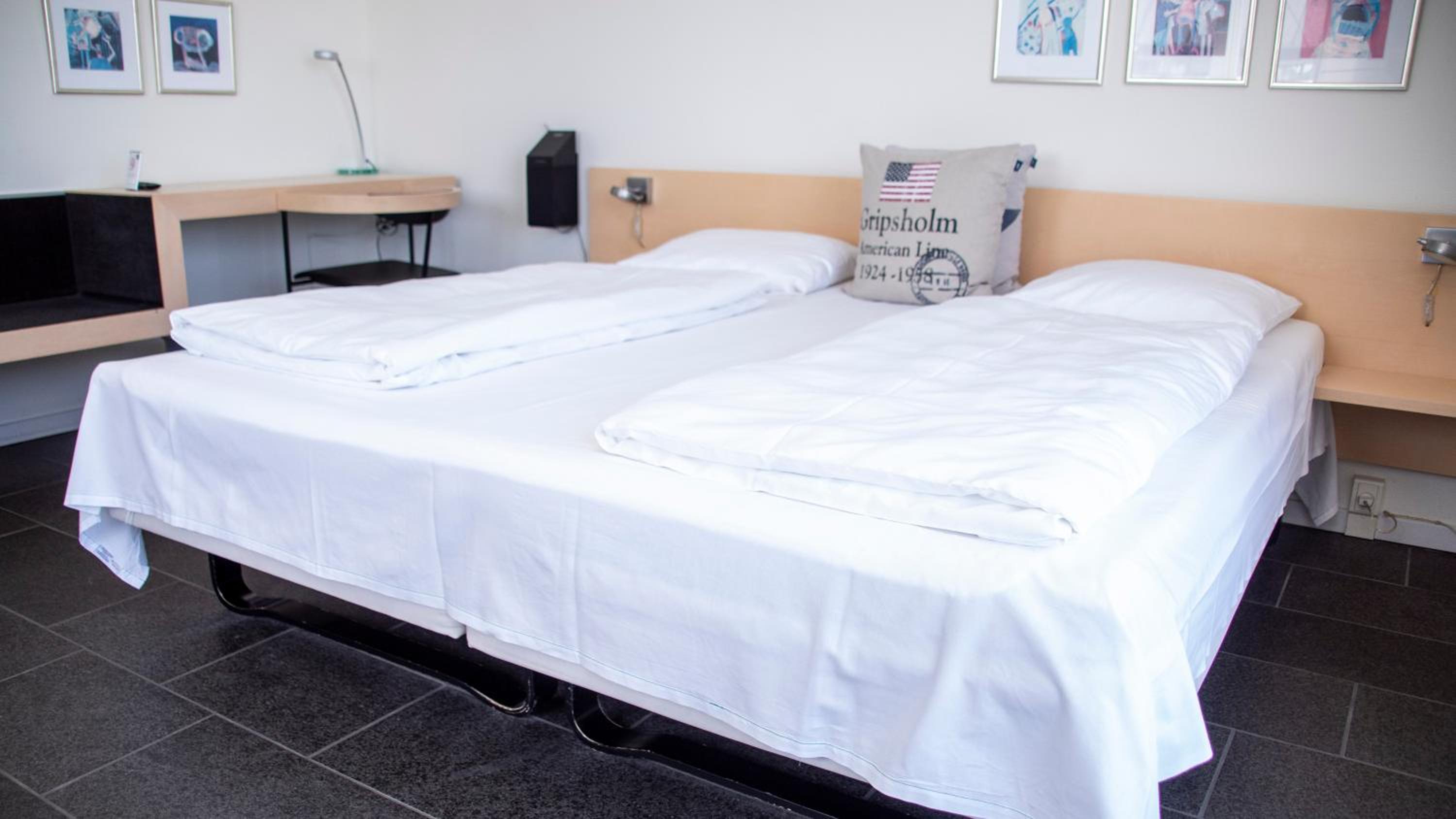 Standard dobbeltværelse med udsigt til/mod gårdhaven