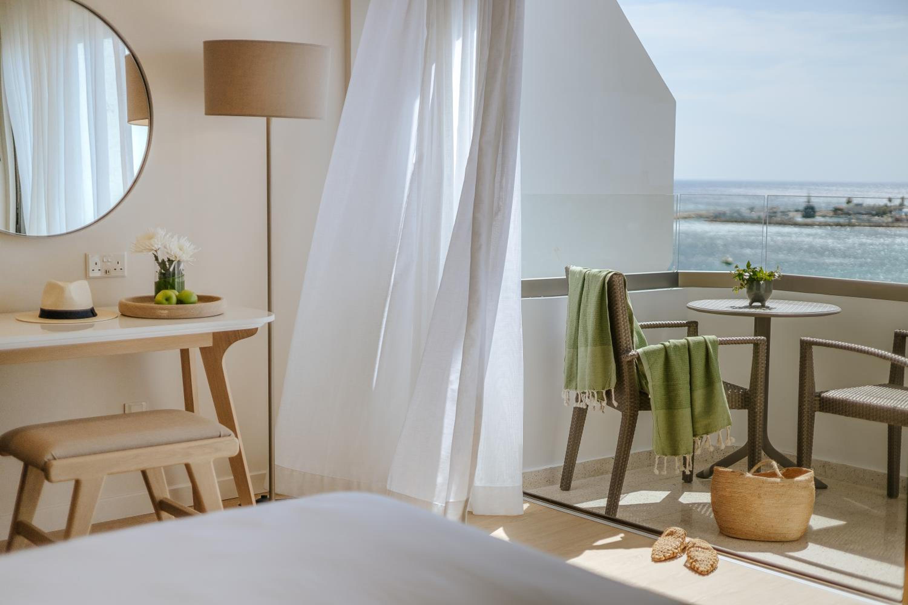 Double or Twin Room with Side Sea View