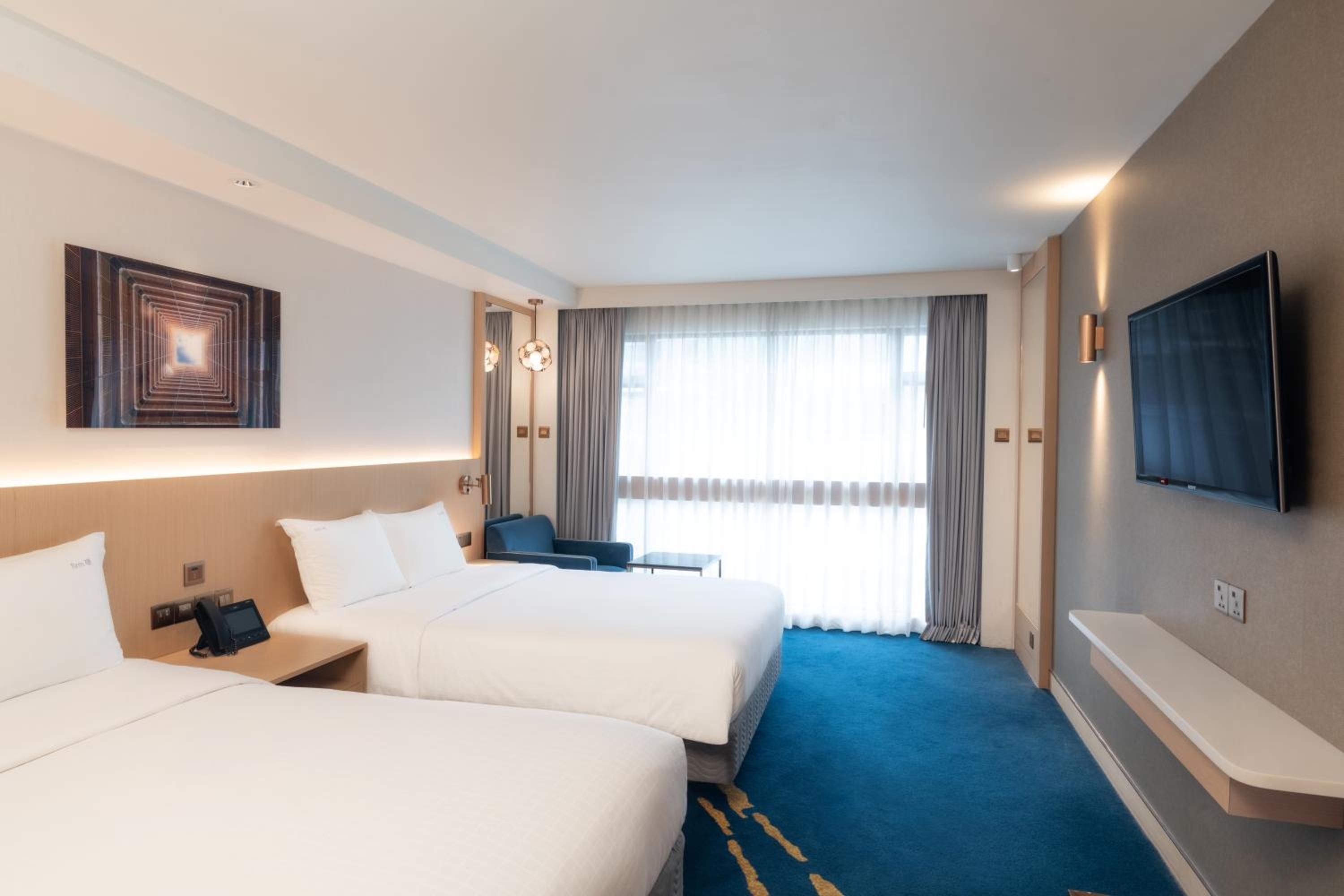 Premium Double Room with Two Double Beds - Middle Floor