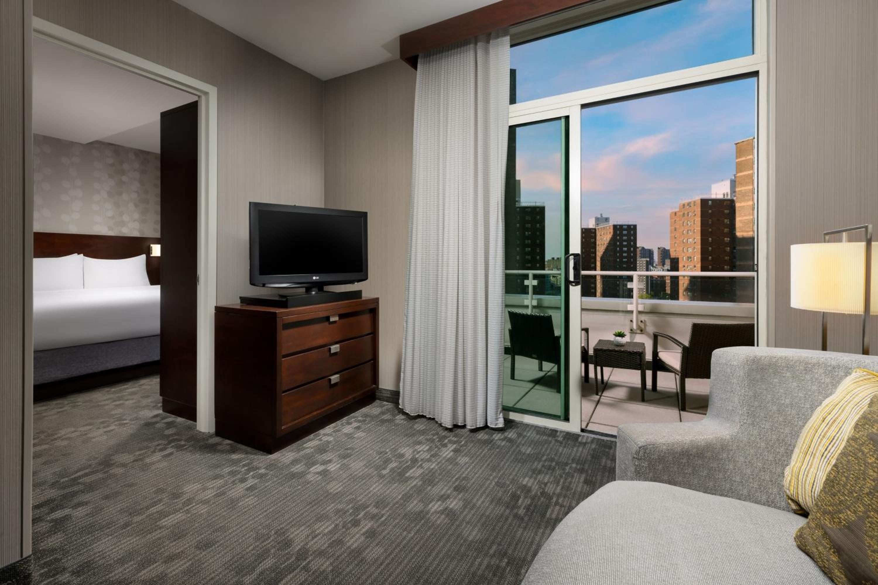 One-Bedroom King Suite with Sofa Bed and Balcony 