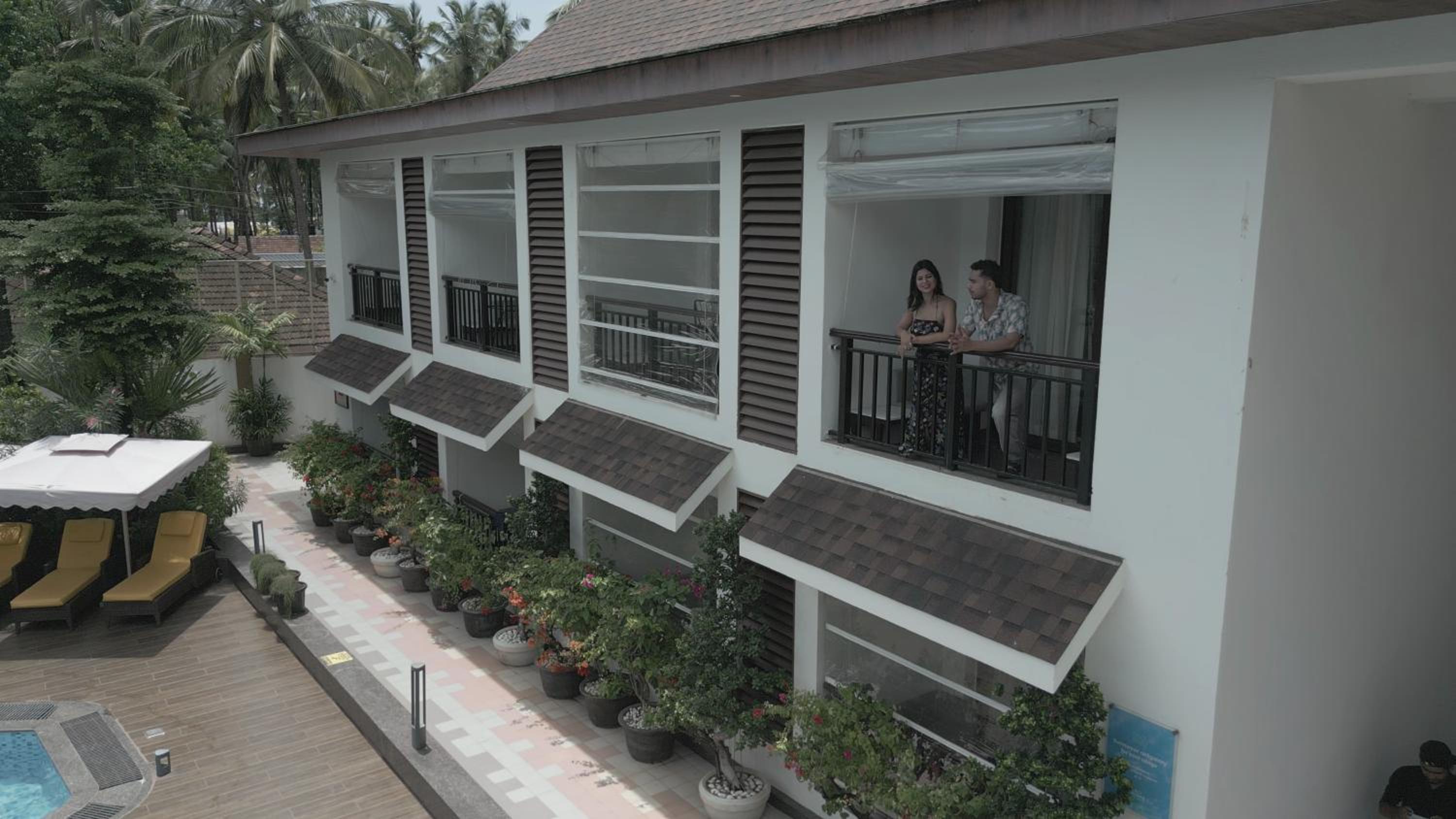 Pool View Double Rooms With Balcony	