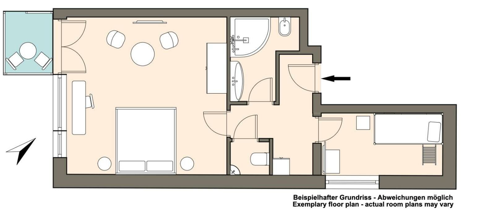 Junior Suite with Garden View