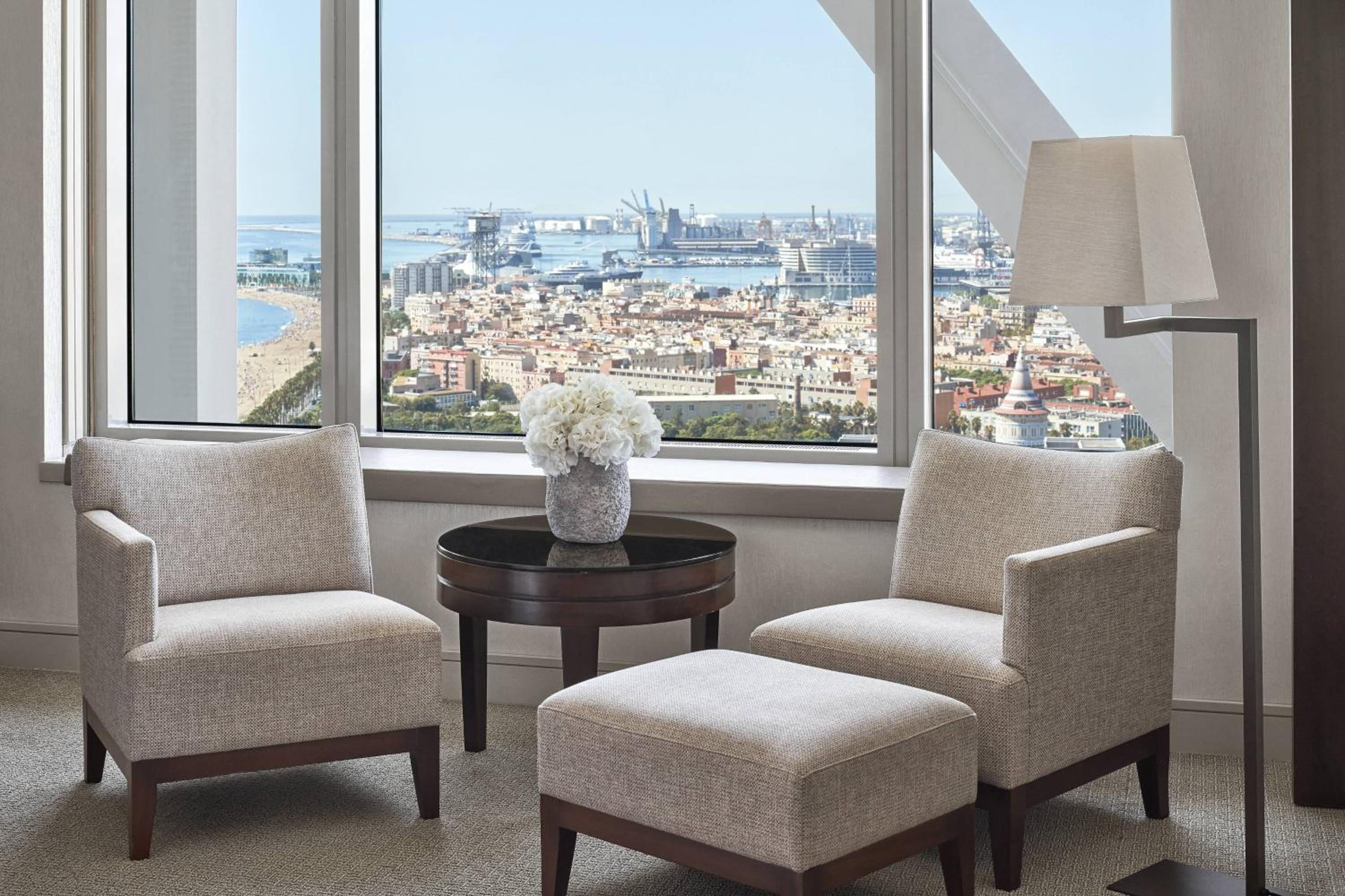 Double Room with Two Double Beds and City View