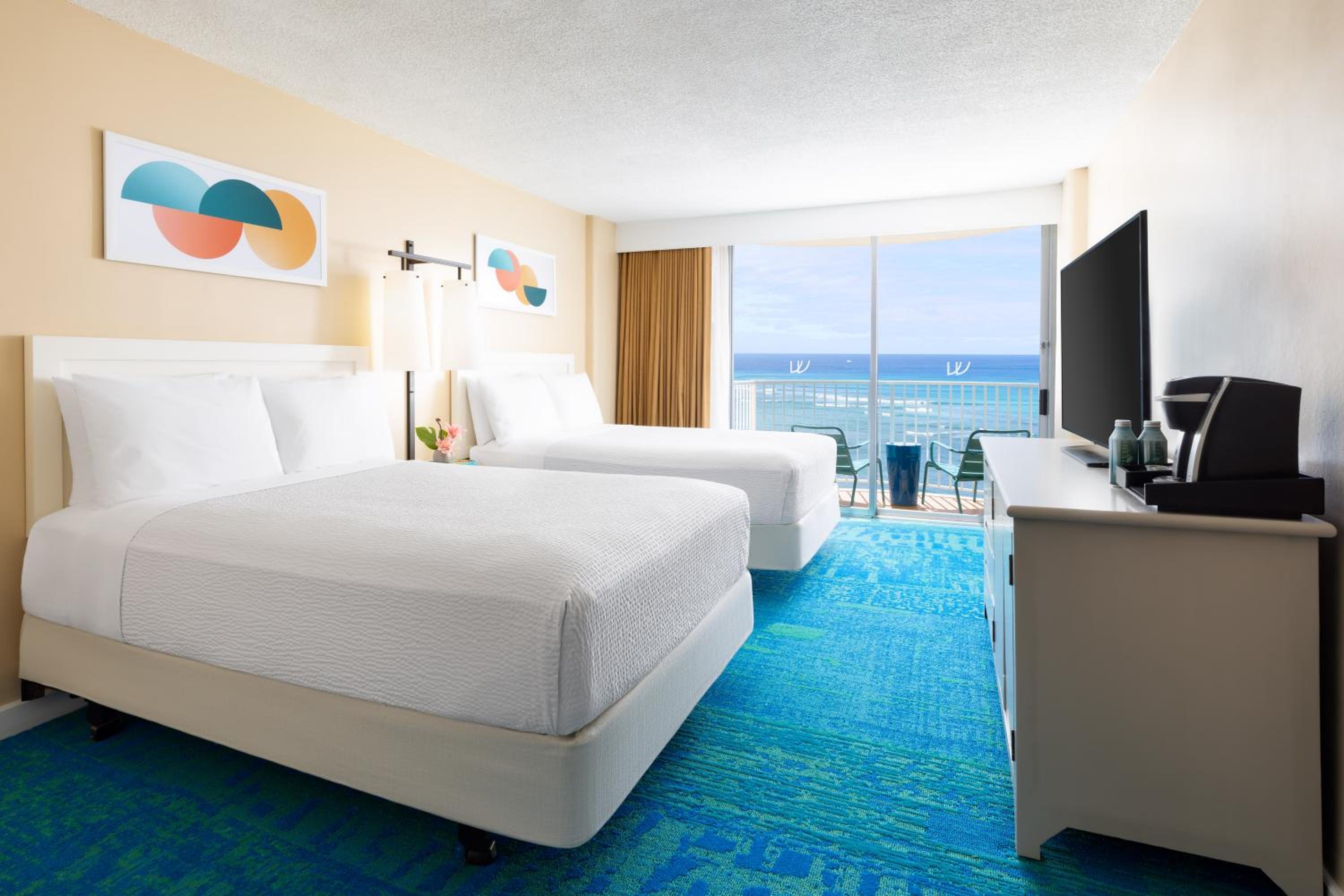 Oceanfront Two Doubles Hotel Room – Accessible
