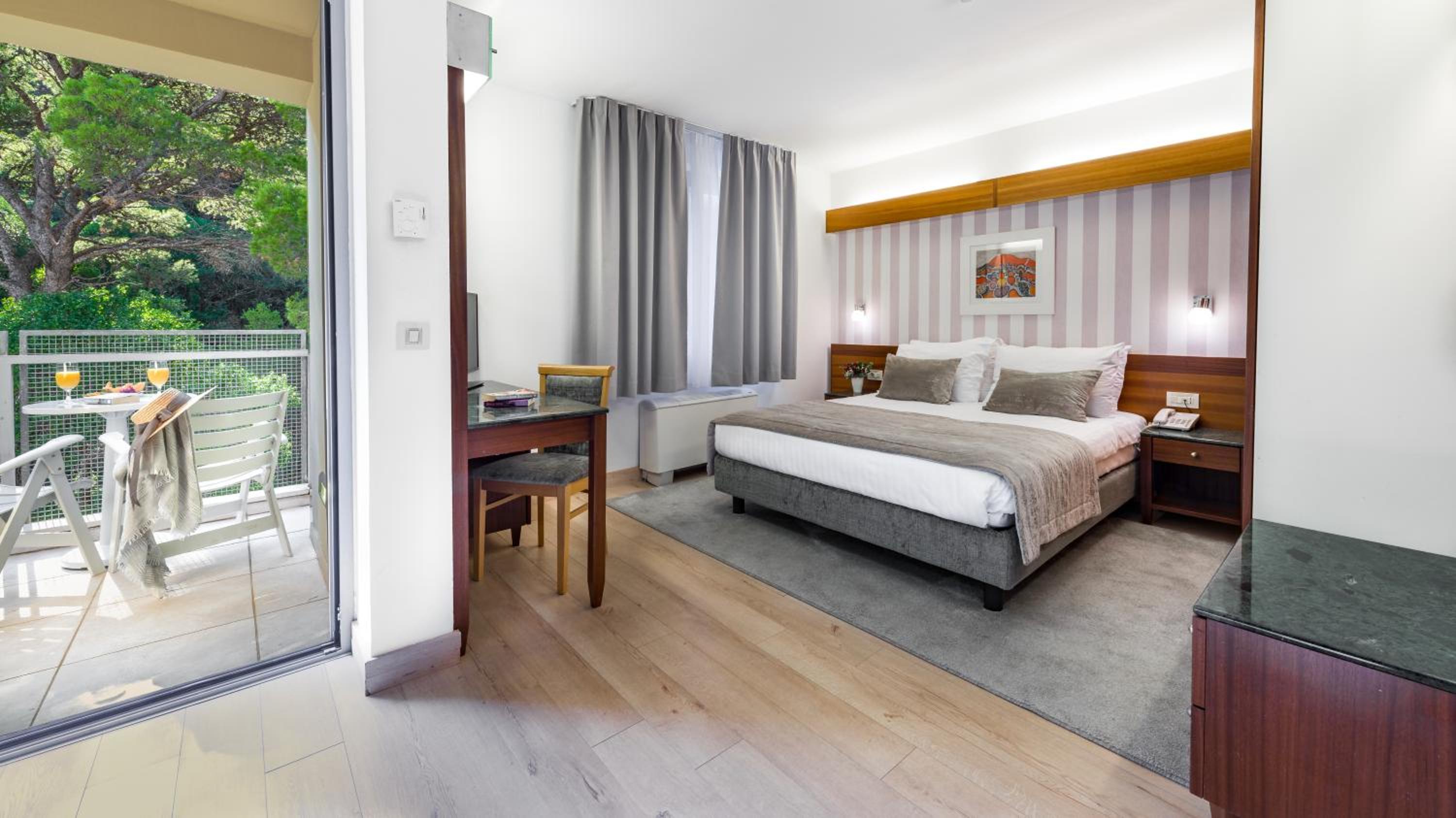 Double Room with Balcony and Park View