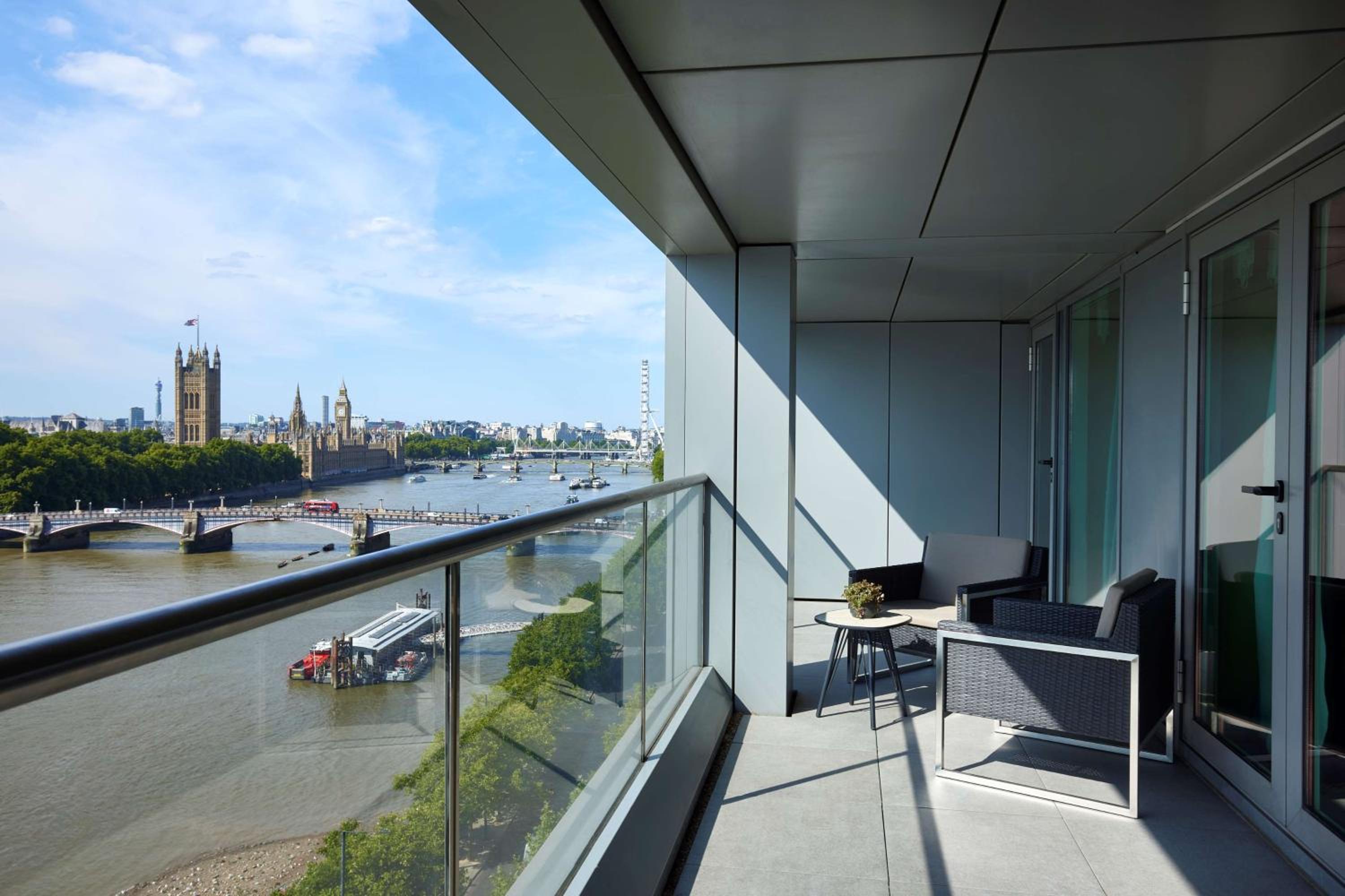Two-Bedroom Suite with Balcony and River View