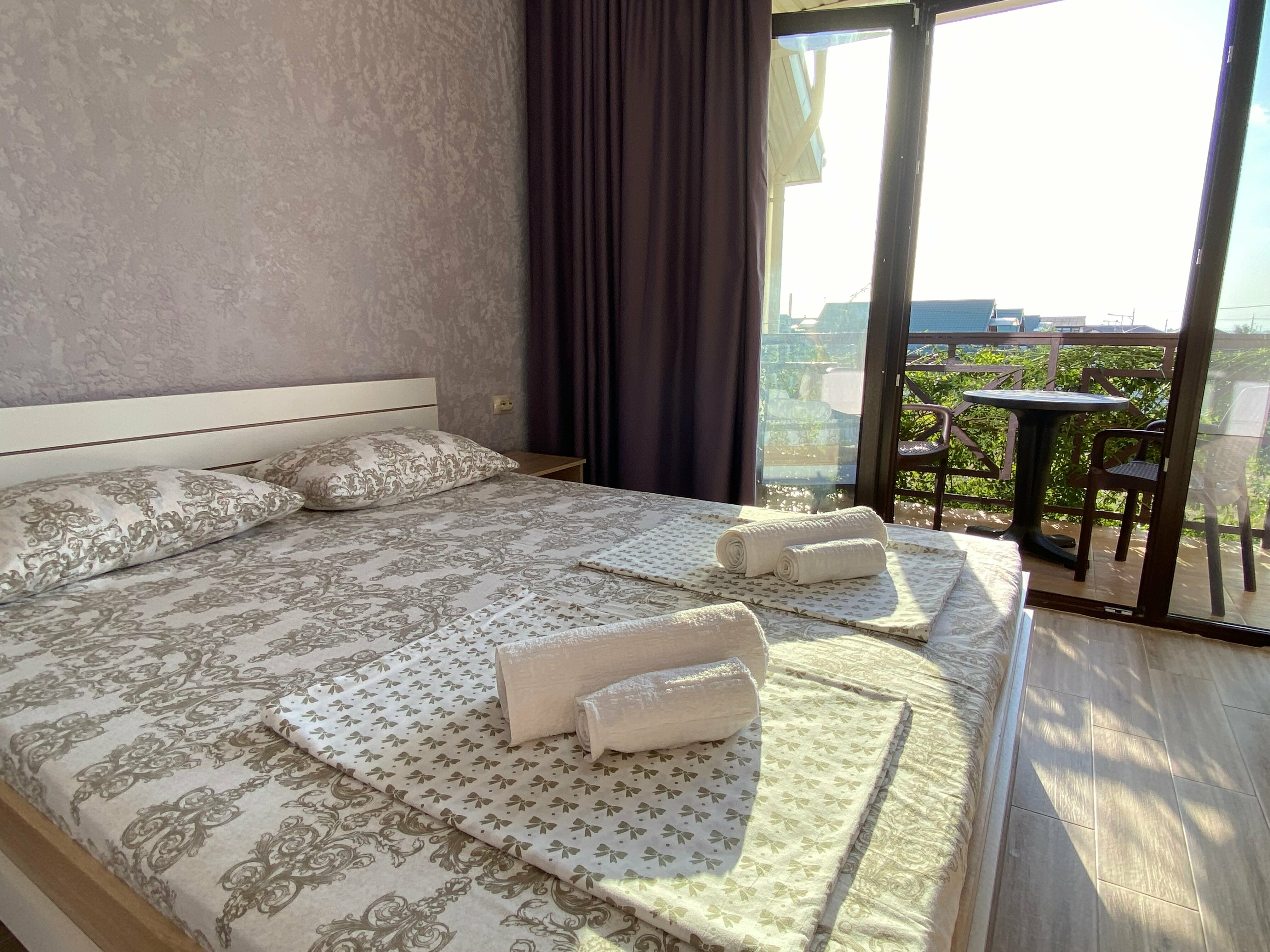 Двухместный номер с 1 кроватью и балконом