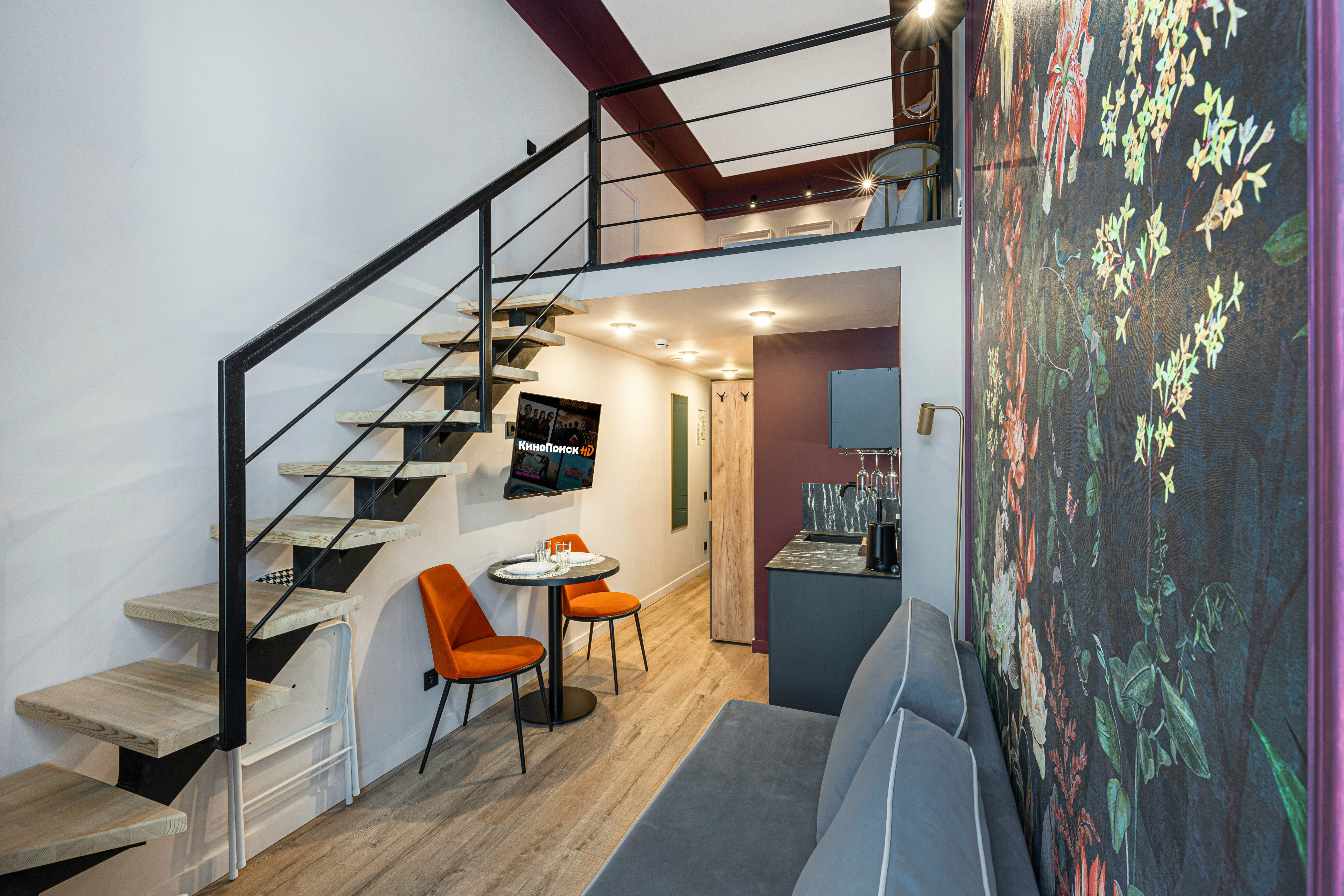 Двухуровневый четырехместный номер