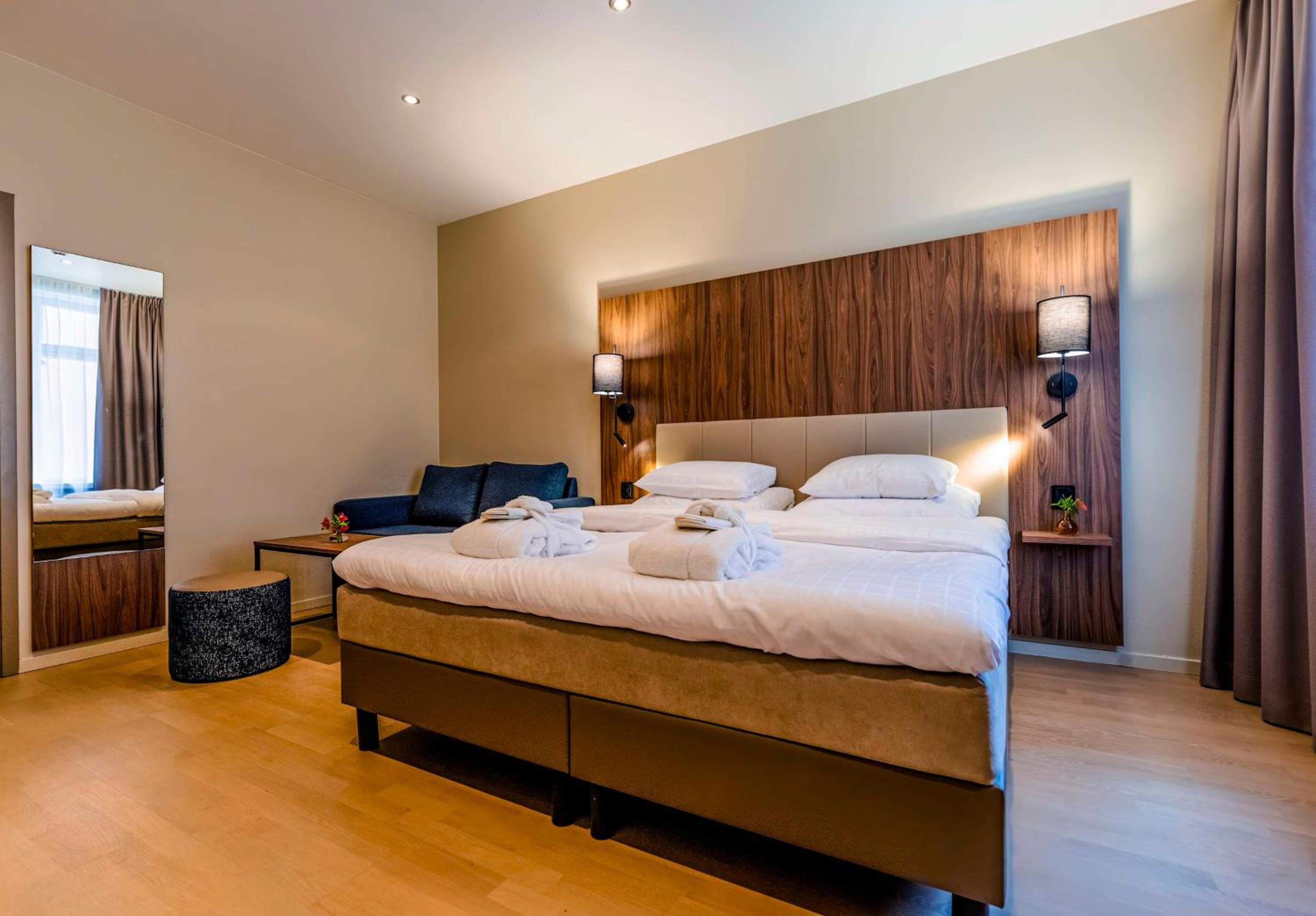 Family Room with King Bed and Sofa Bed