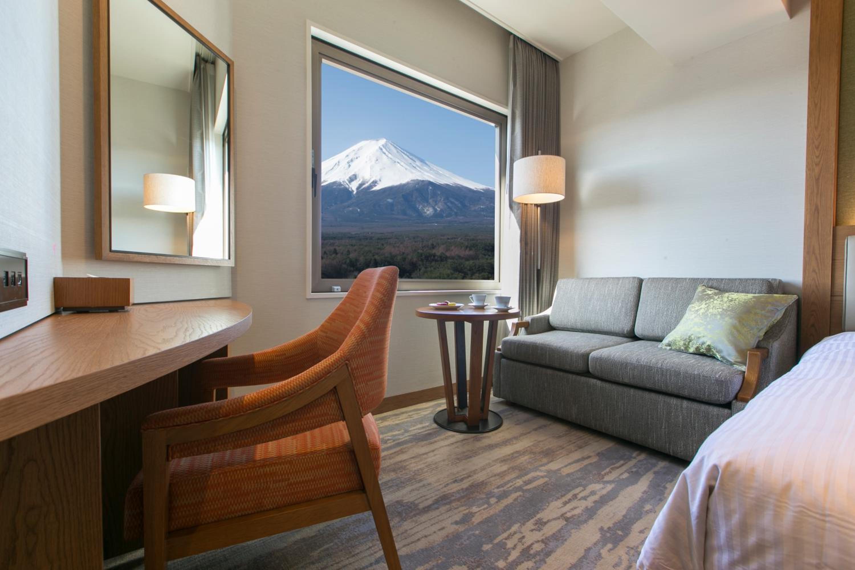 Superior Twin Room on Higher Floor with Mt. Fuji View