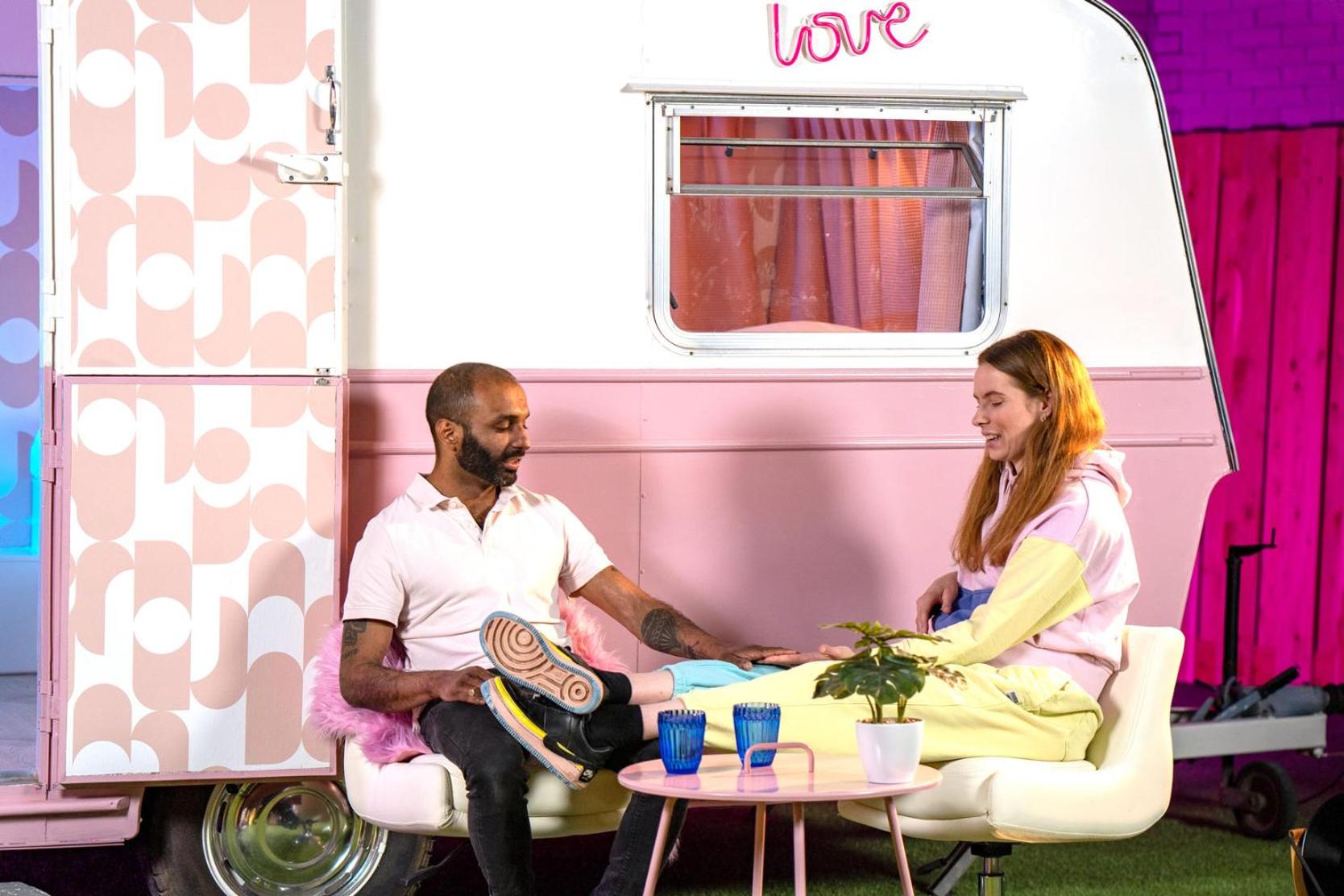 Modern Vintage Caravan