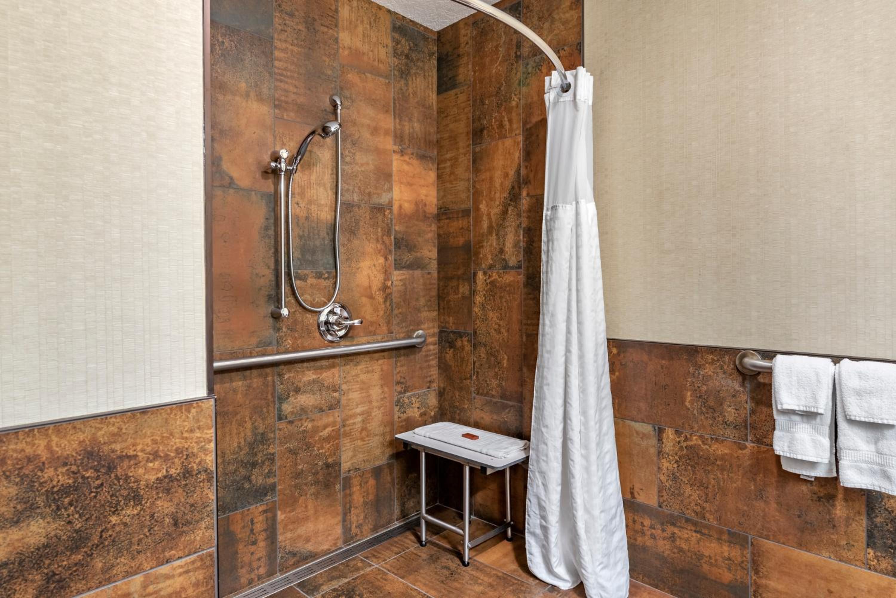 King Room - Mobility Accessible with Roll In Shower - Non-Smoking