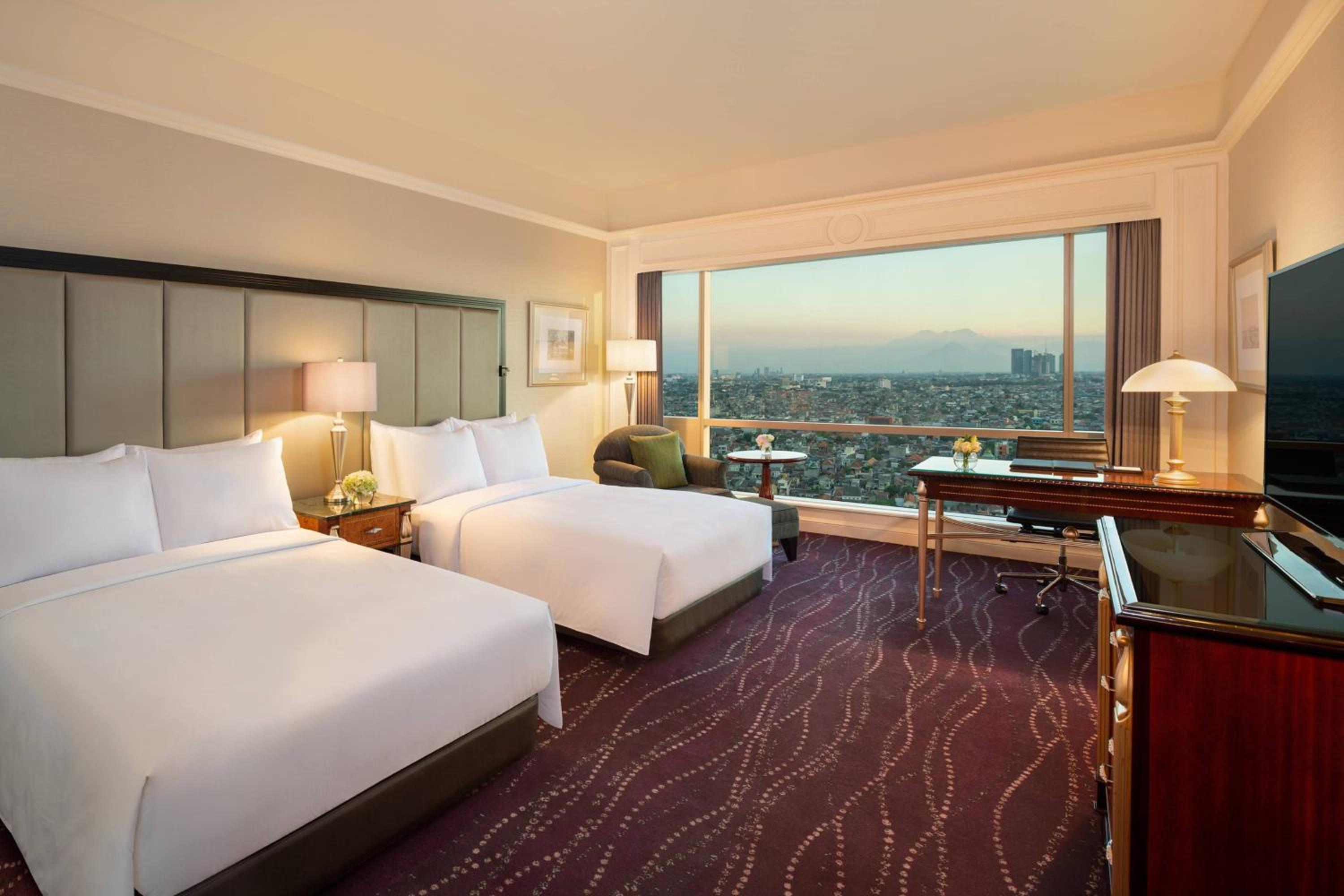 Premium Double Room with Two Double Beds and Skyline View