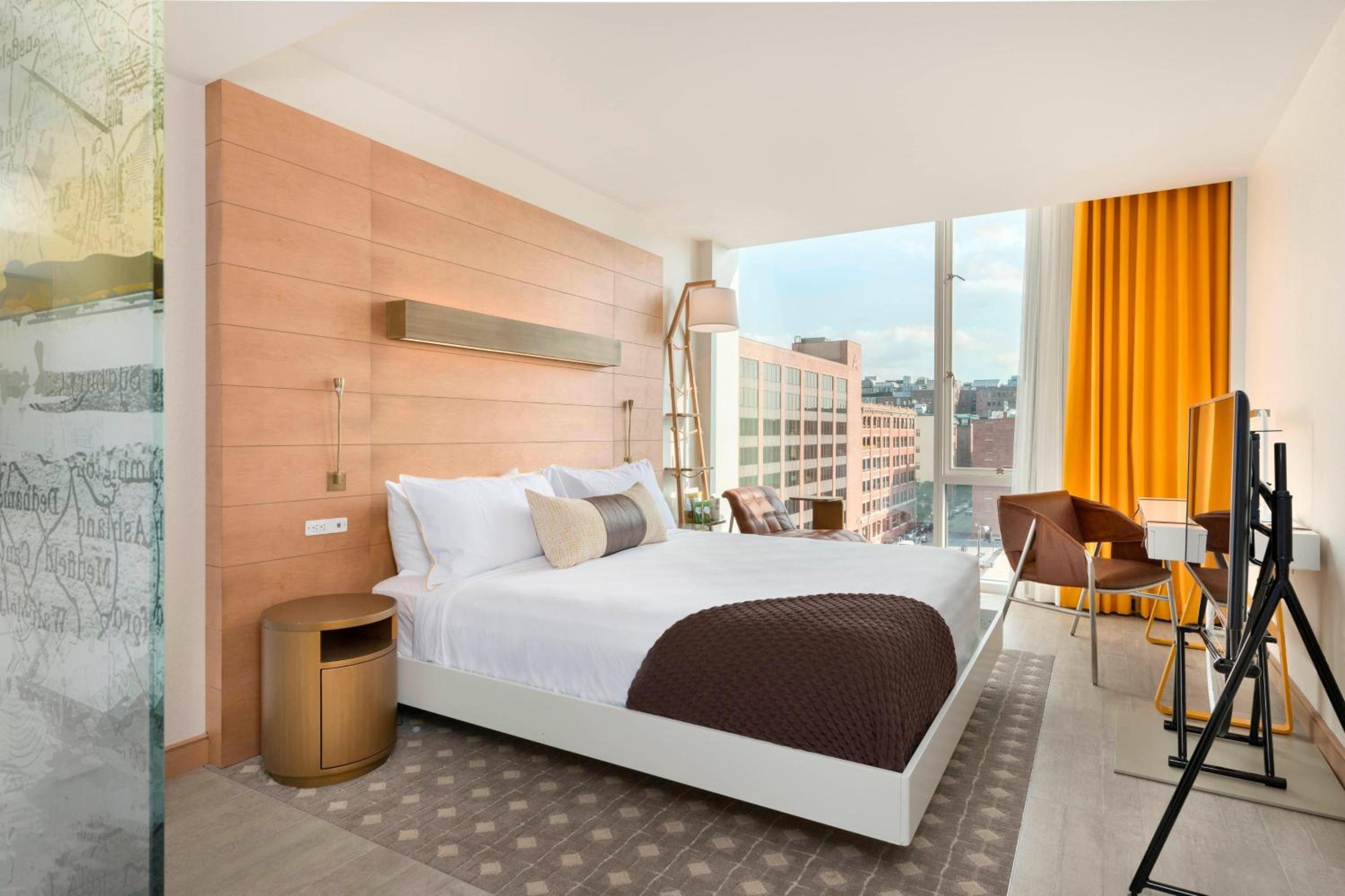 Classic King Room with Partial Water View and Roll-in Shower - Mobility Accessible