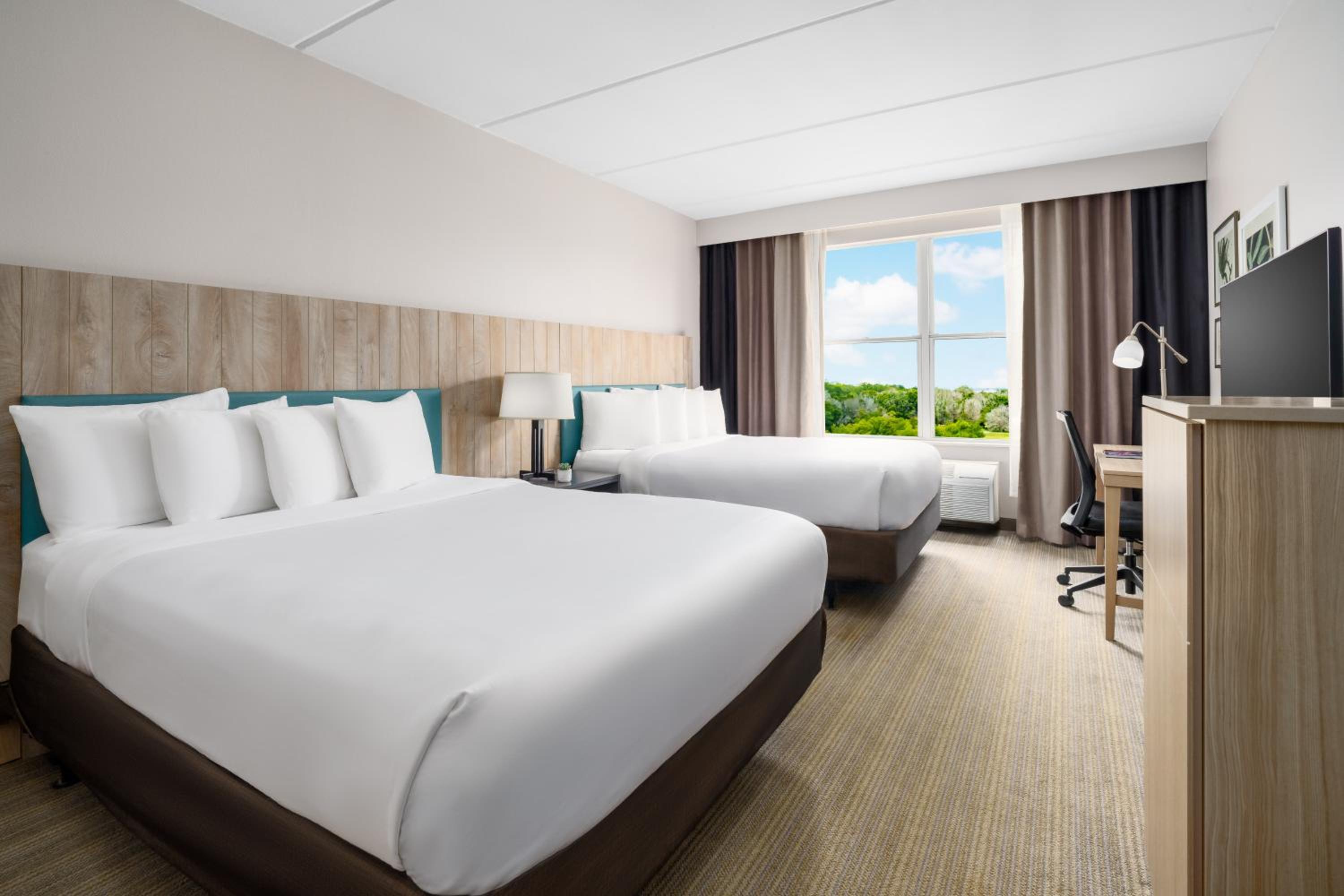 Queen Room with Roll-In Shower - Disability Access