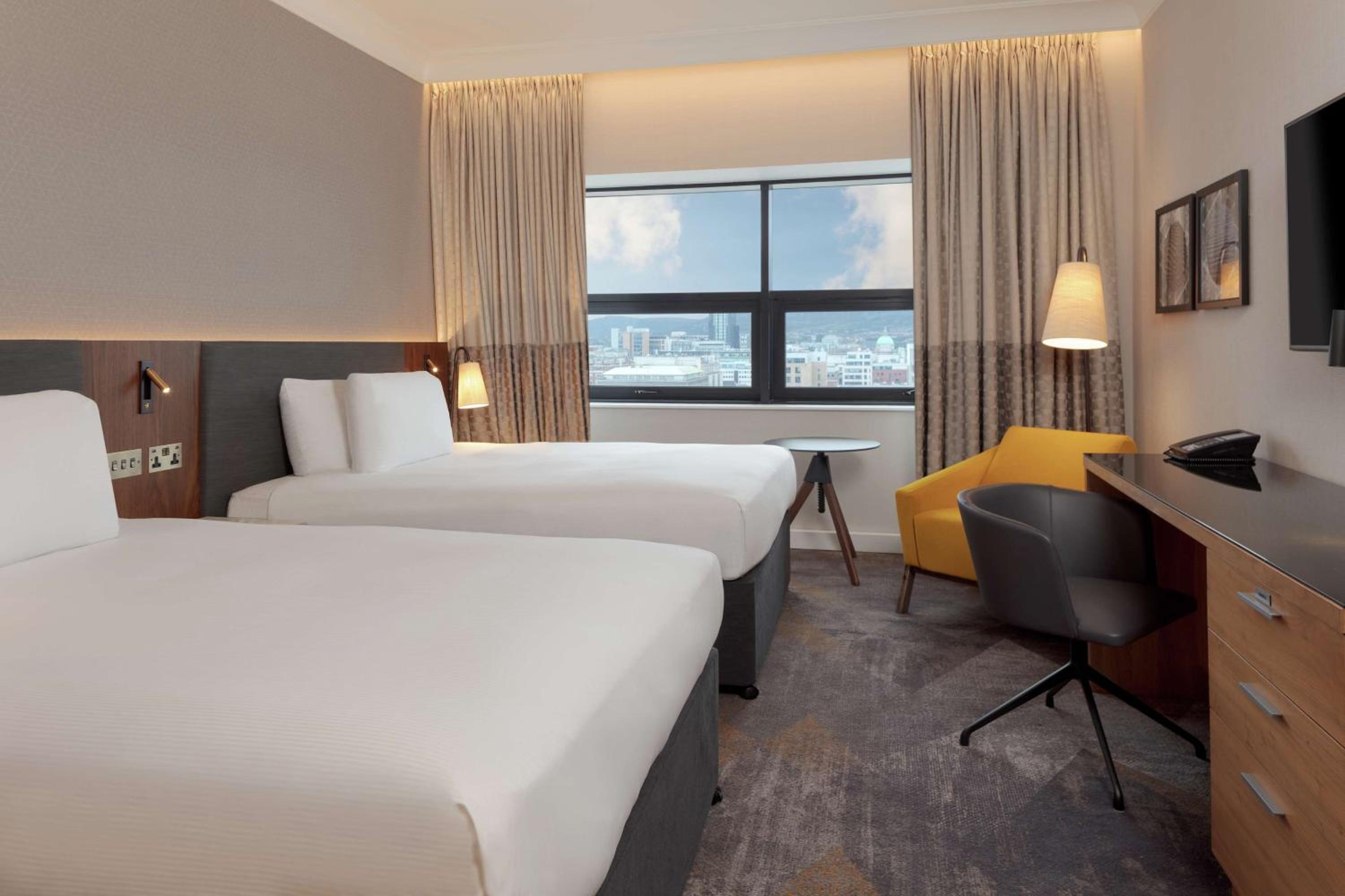 Deluxe Double Room with Two Double Beds and View