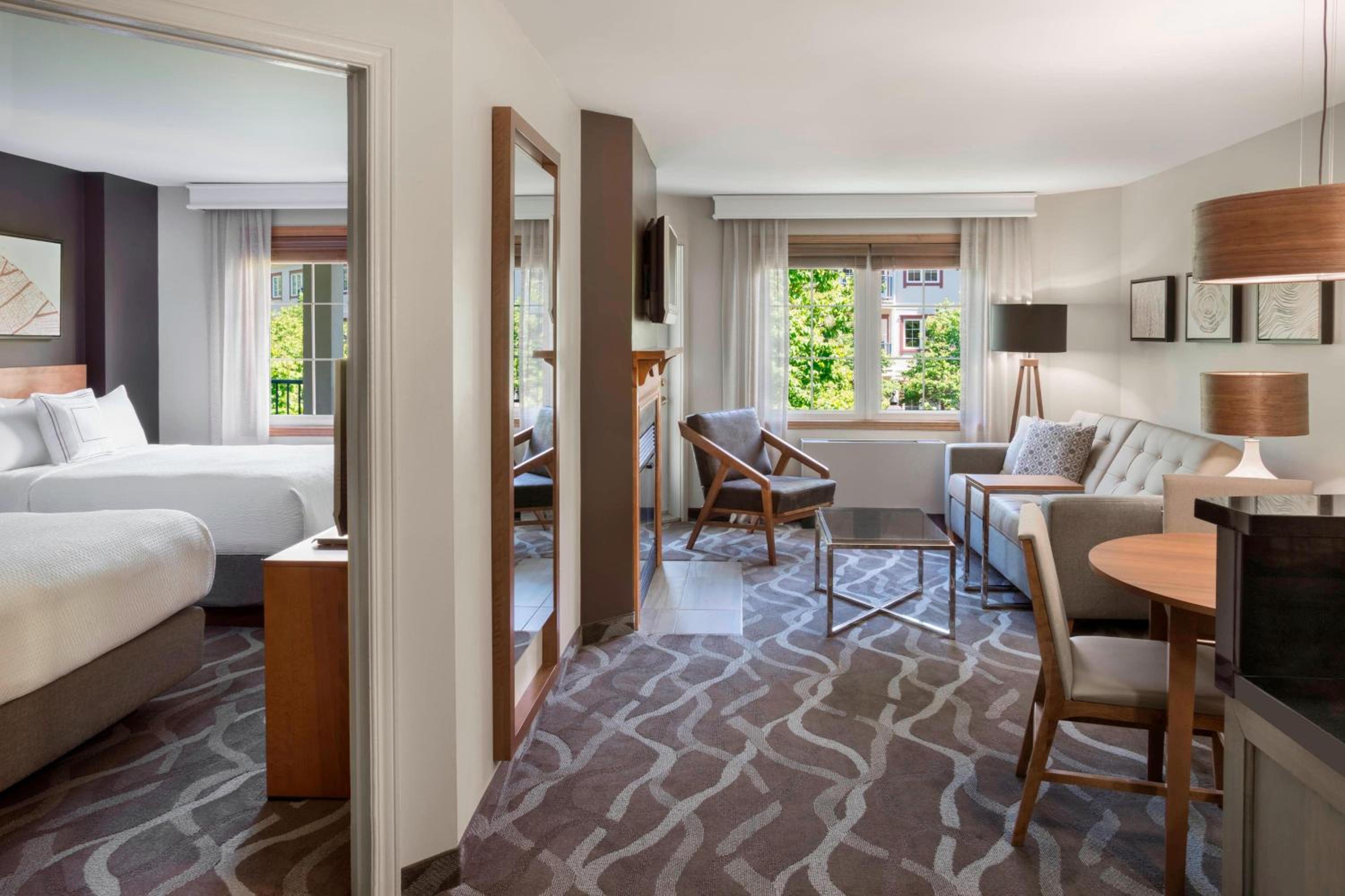 1 Bedroom Suite, 2 Double, Sofa bed, Fireplace