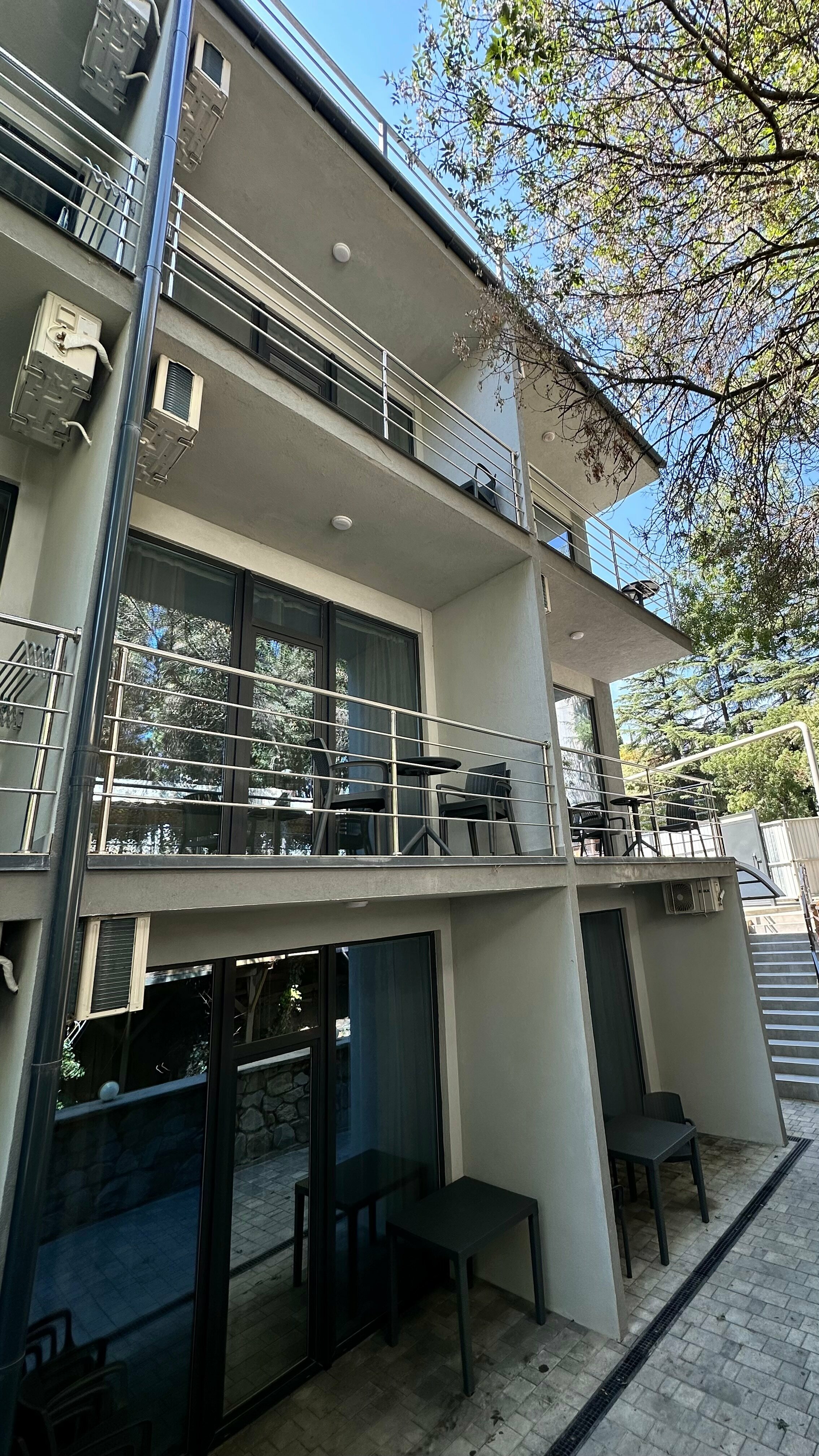 Четырехместный номер с кухней  и террасой