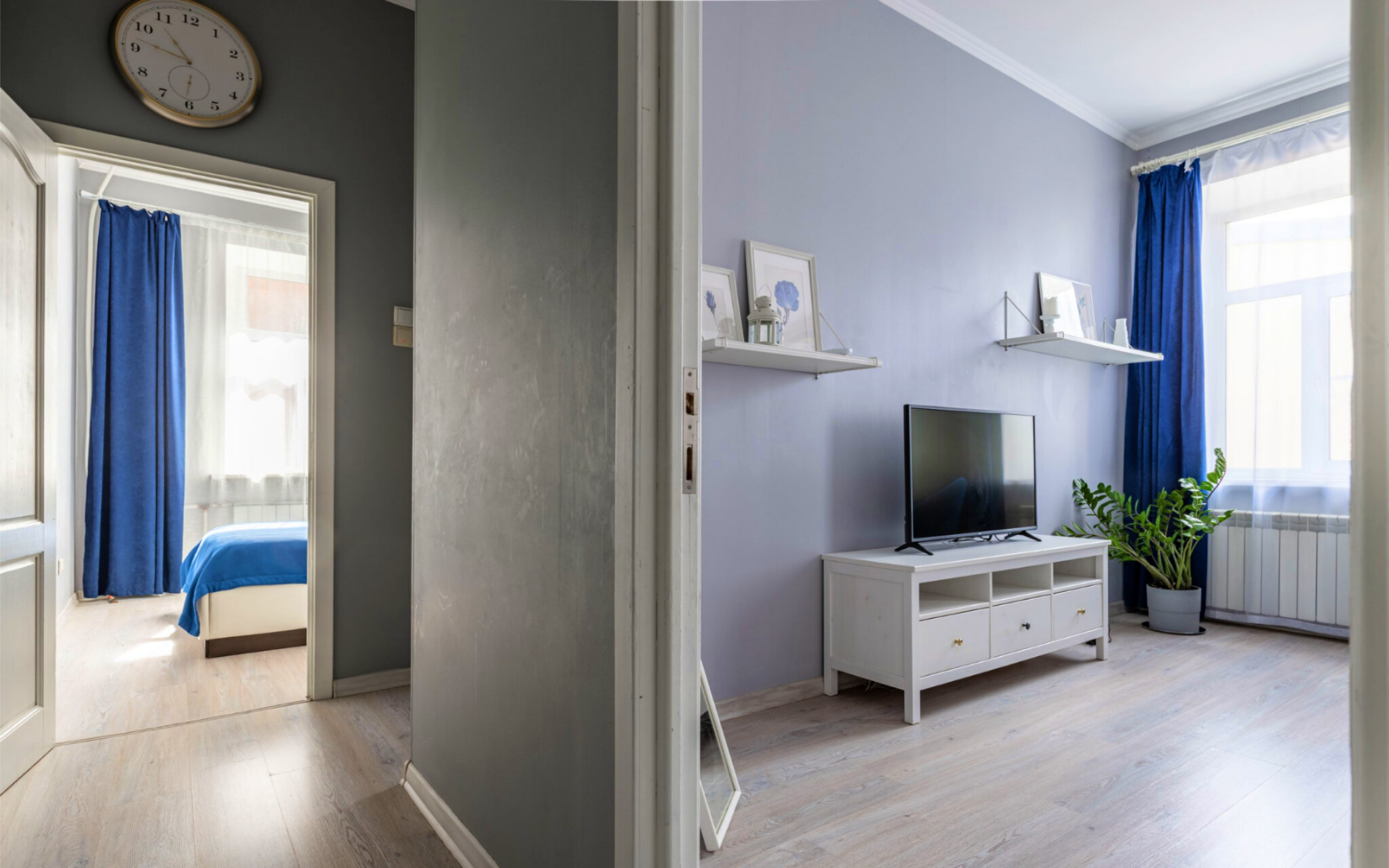 Трёхкомнатные апартаменты с кухней