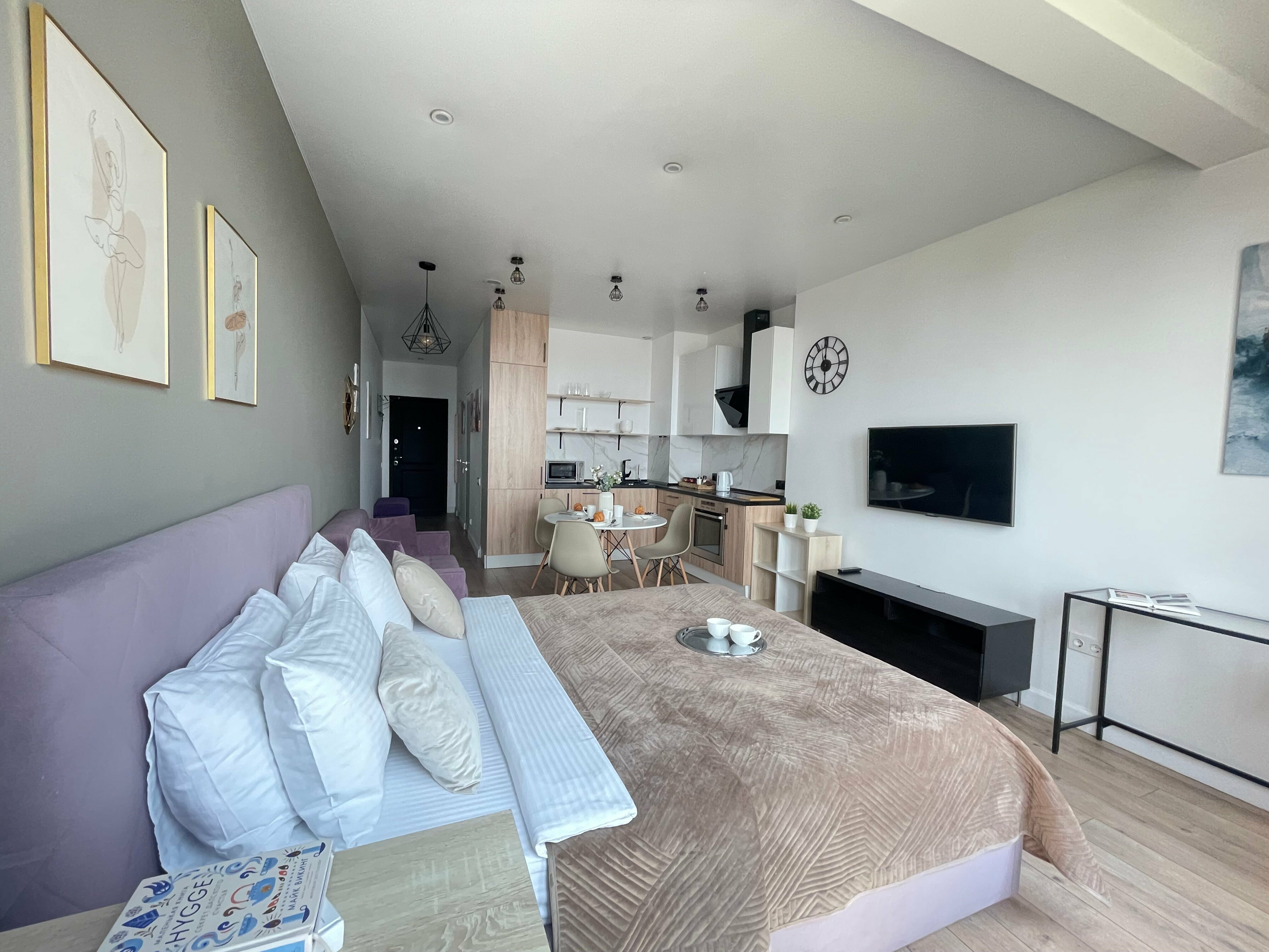 Scandinavia - 3х местные делюкс апартаменты в "Савеловский-Сити" (21 этаж)