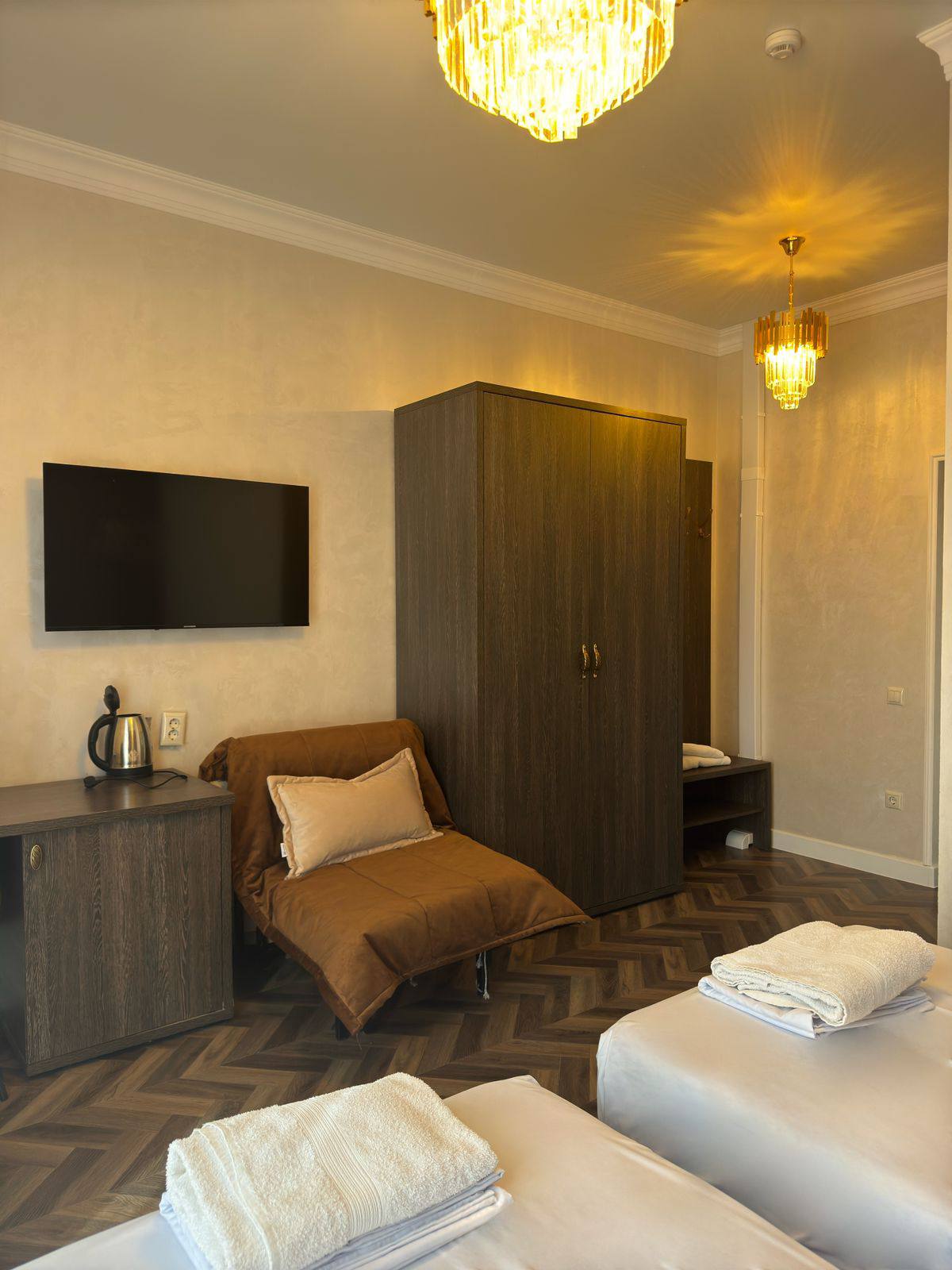 Двухместный номер с 2 отдельными кроватями и балконом