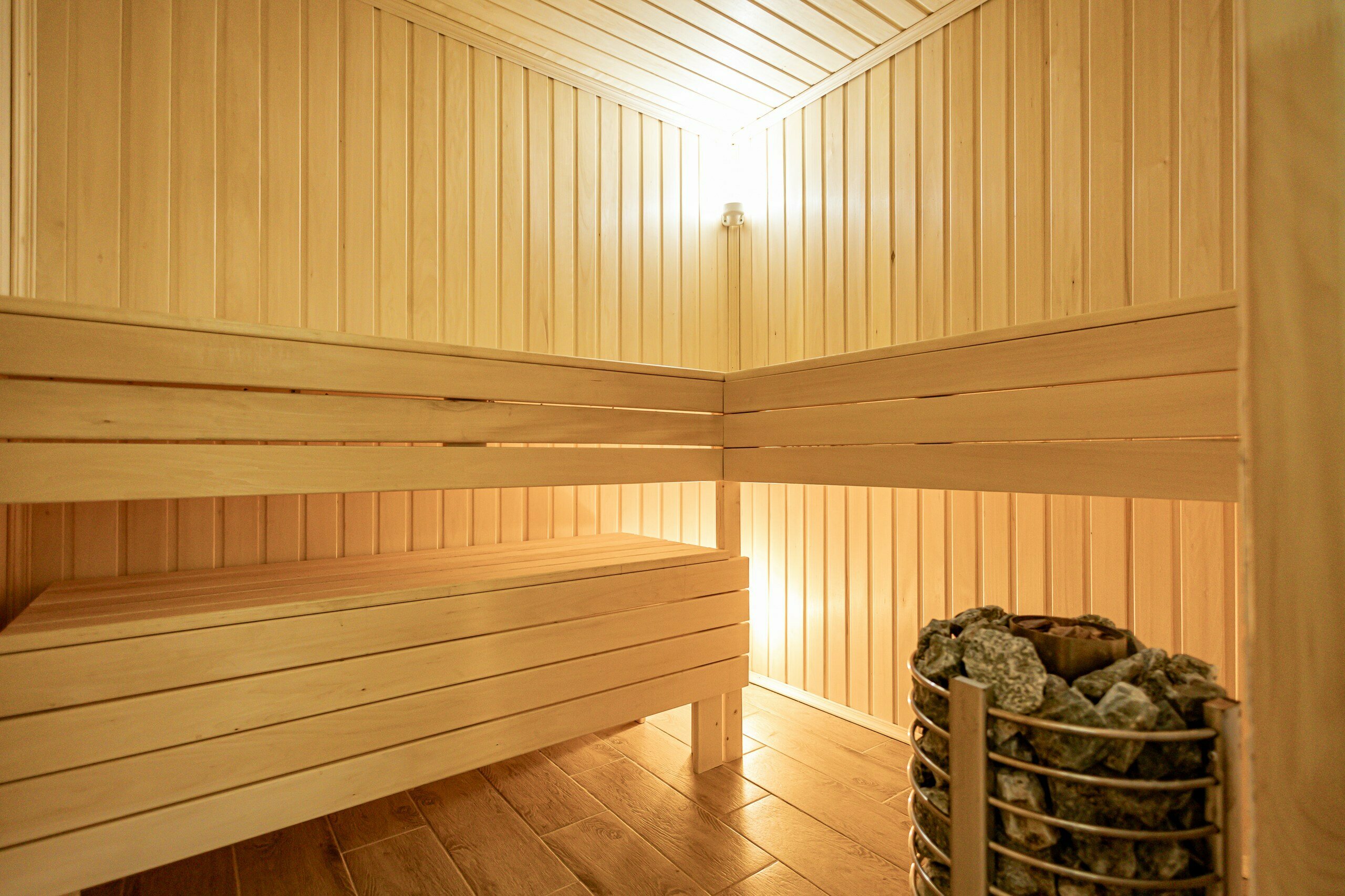 Барнхаус с личной сауной, террасой и мангальной зоной