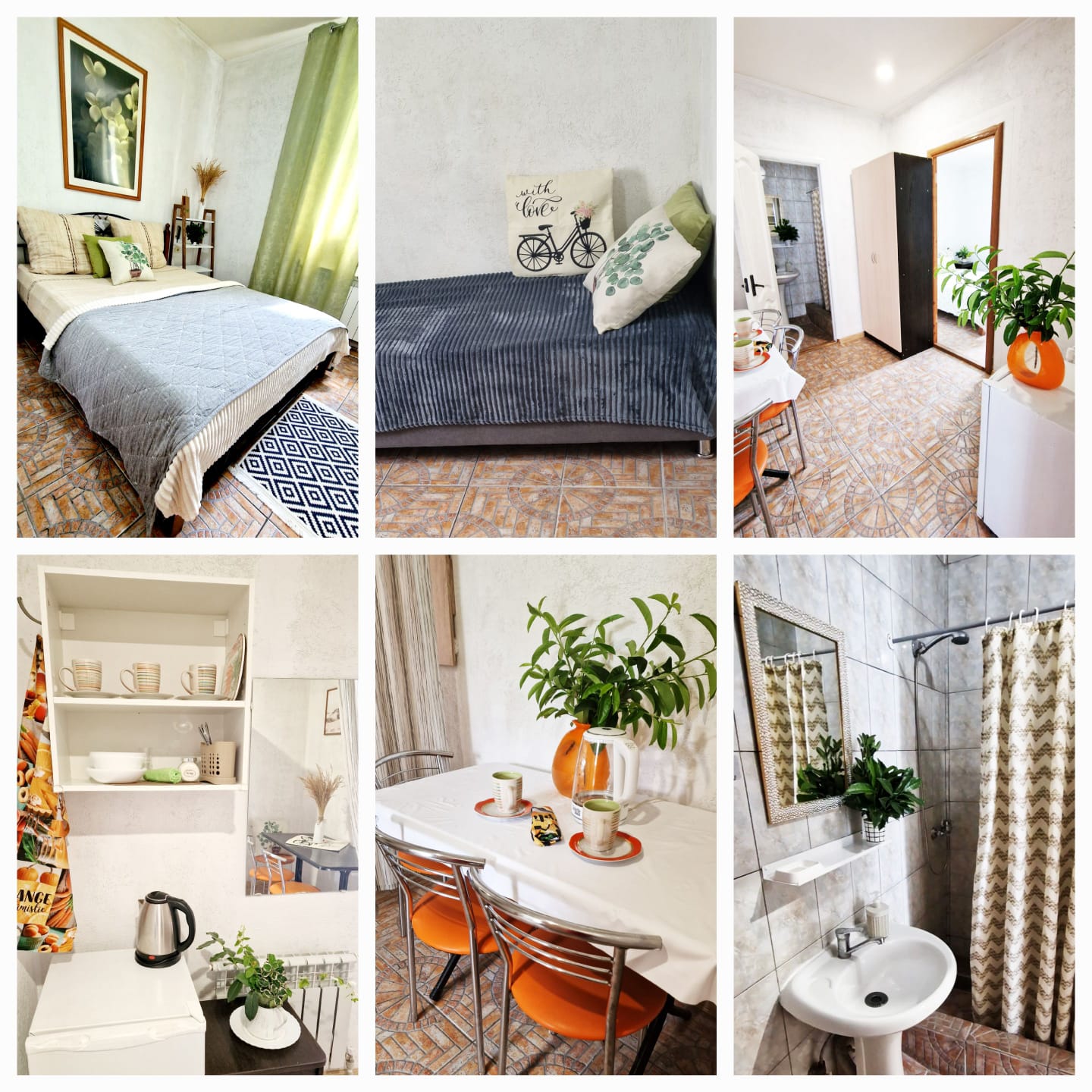 Трехместный номер «Комфорт» с душем