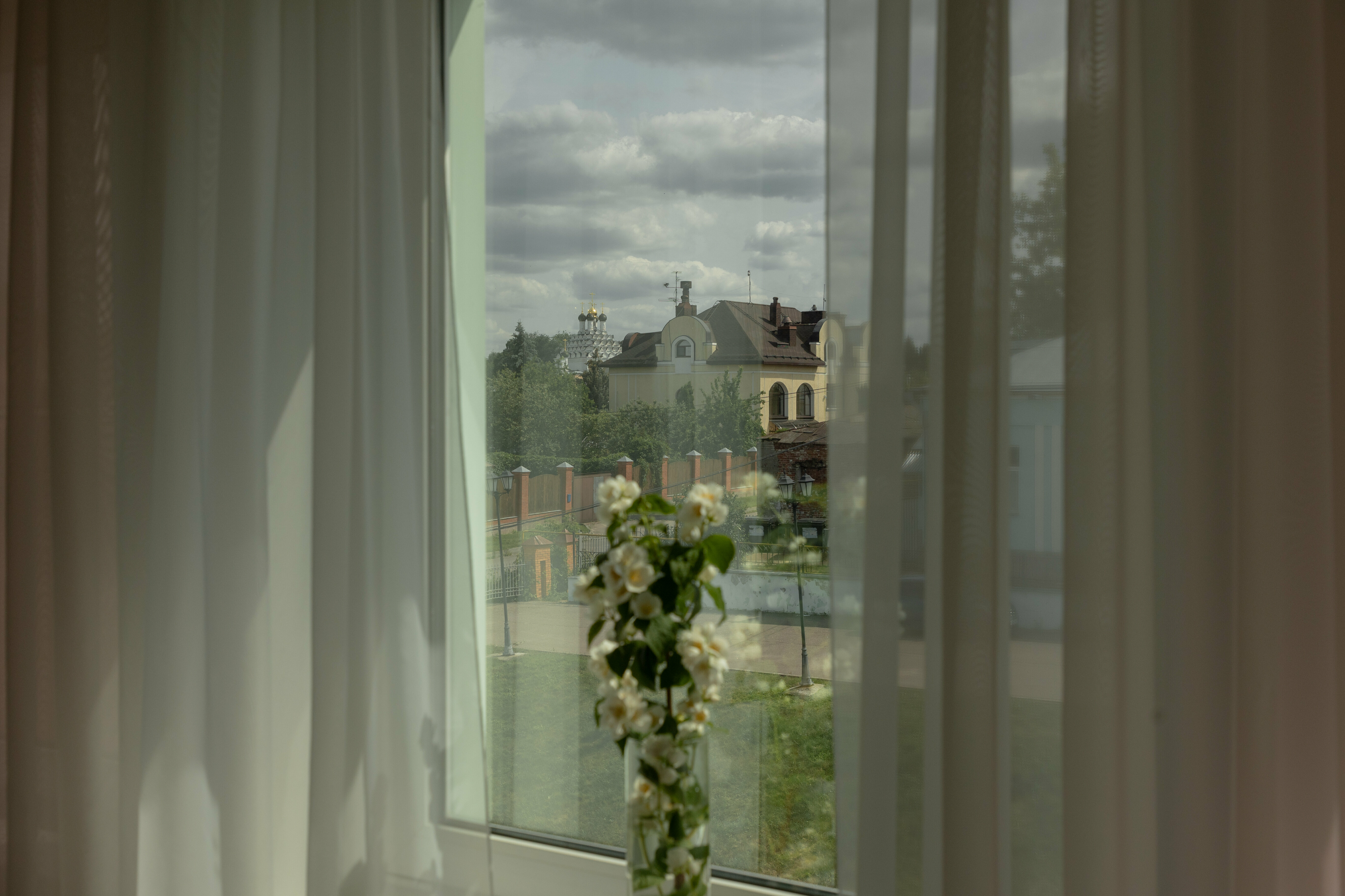 Двухместный номер с 2 отдельными кроватями, вид на город