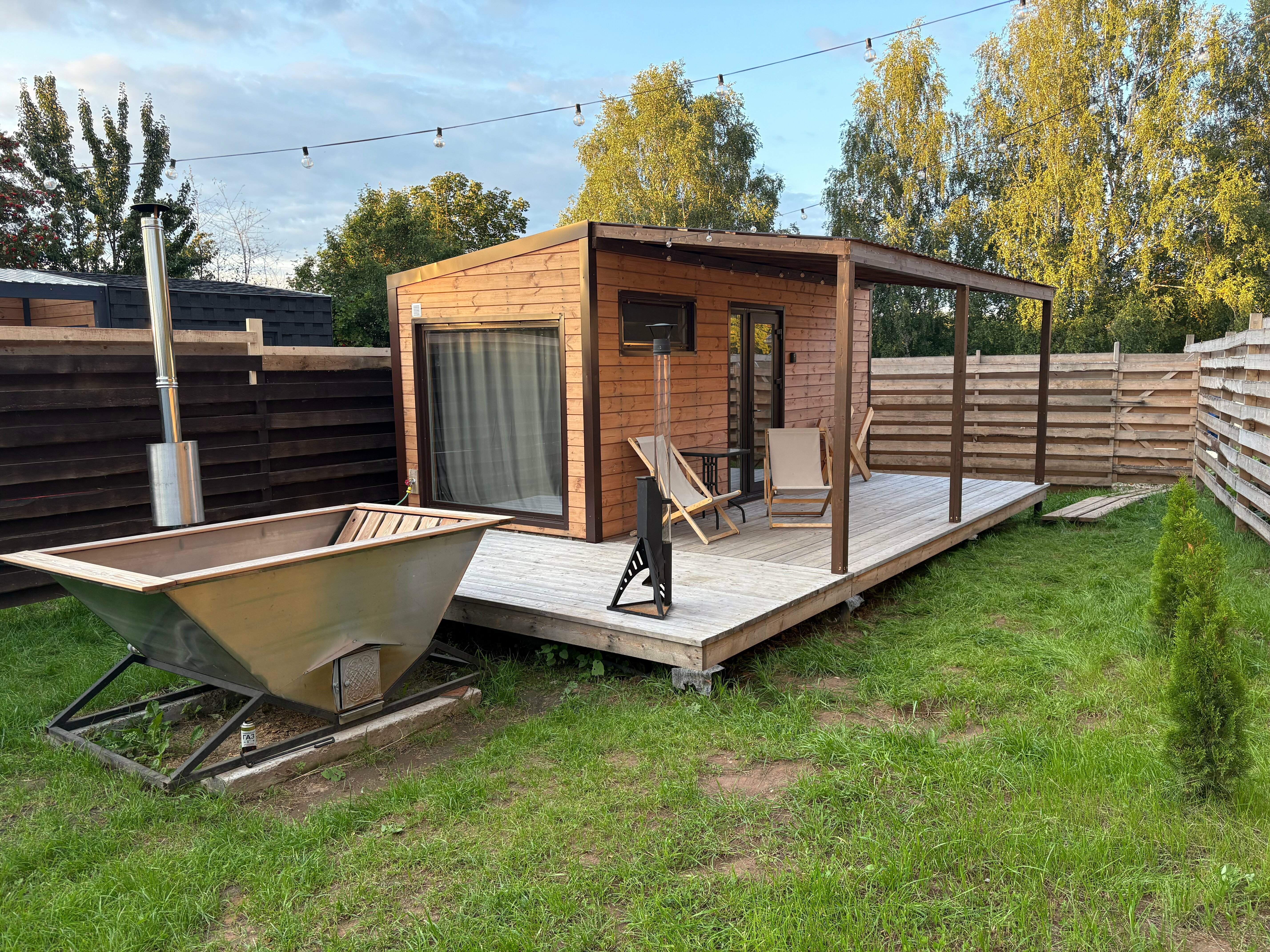 Двухместный номер с 1 кроватью и террасой