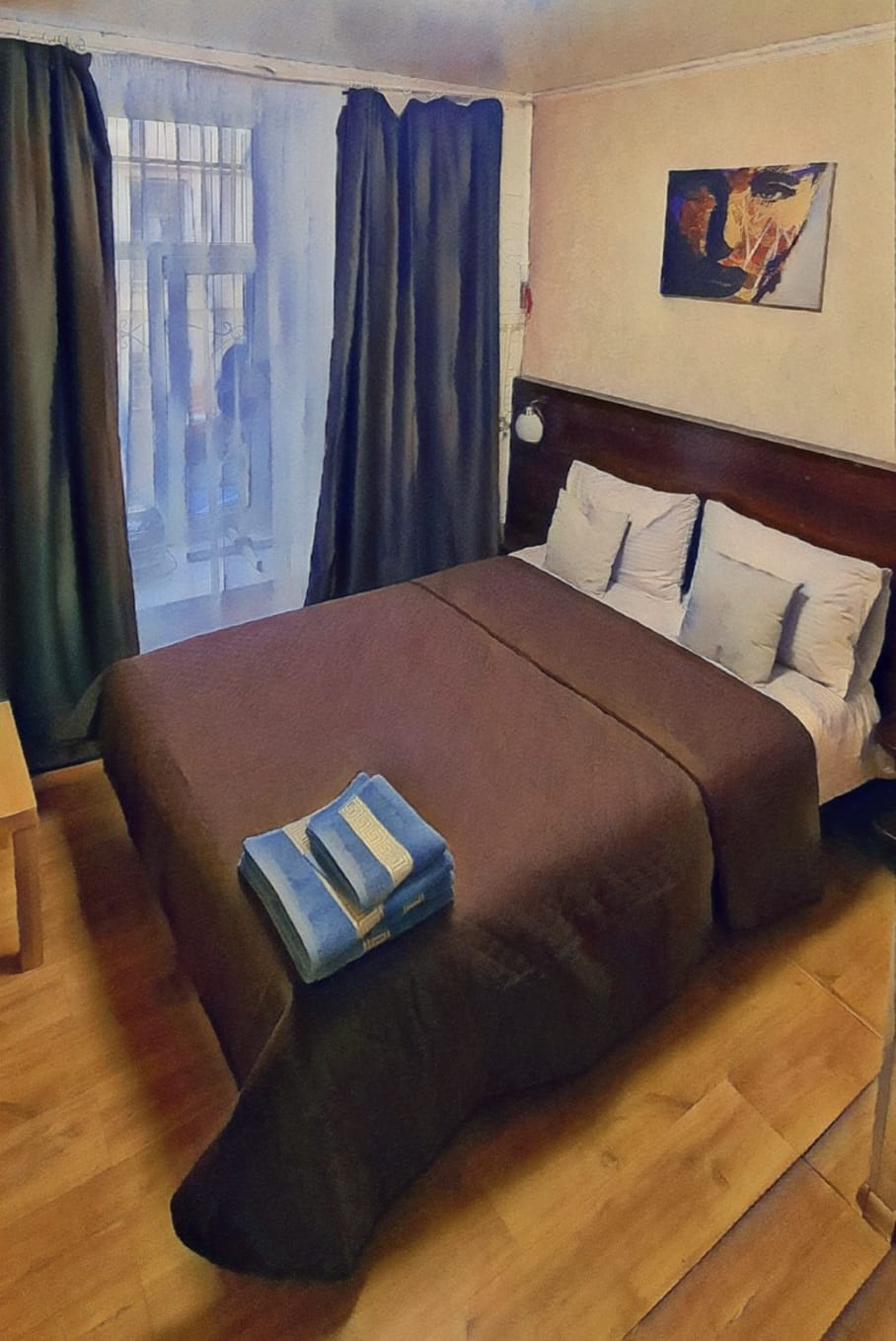 Двухместный номер Делюкс с 1 кроватью и душем