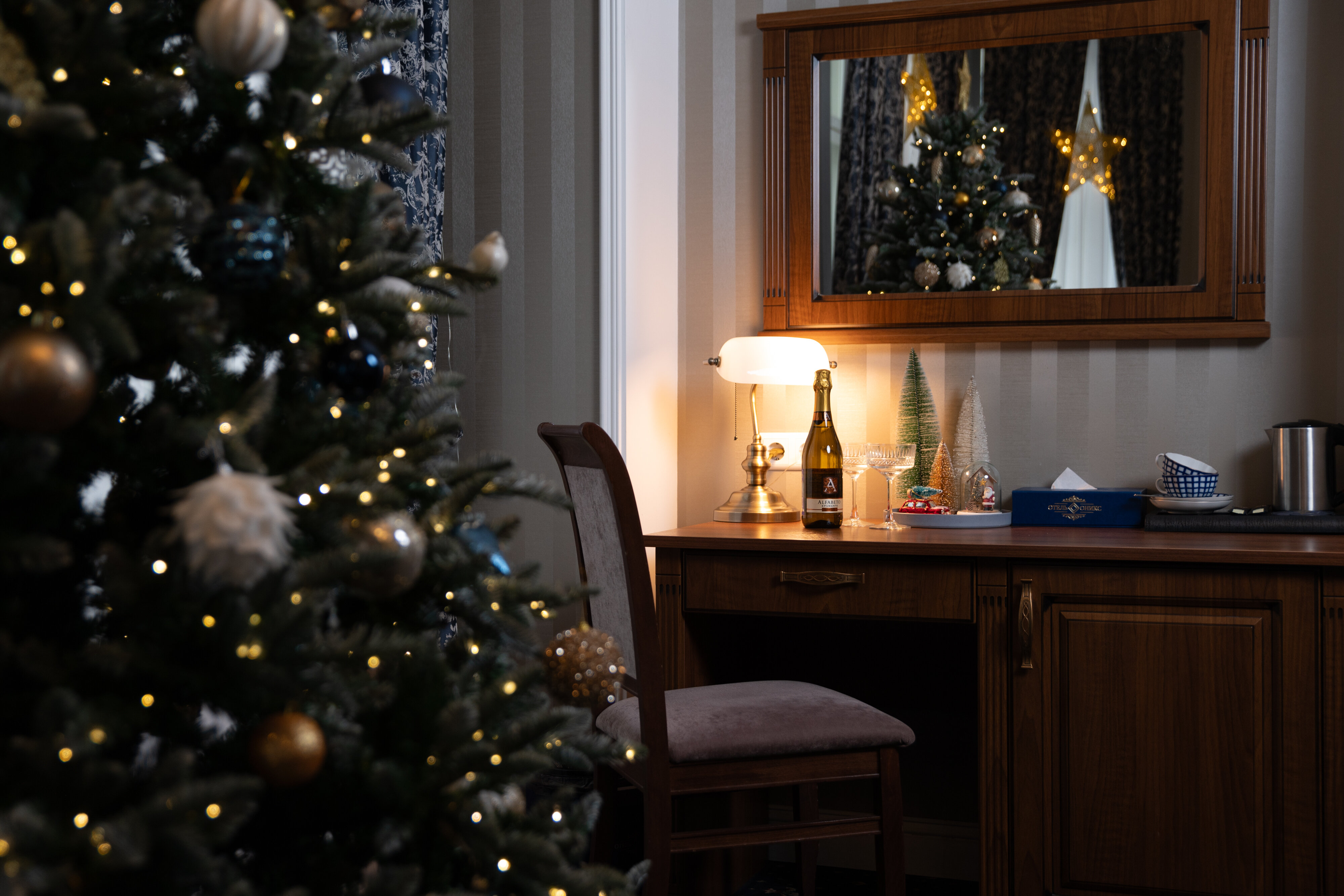 Видовой люкс с балконом "Рождественская сказка"