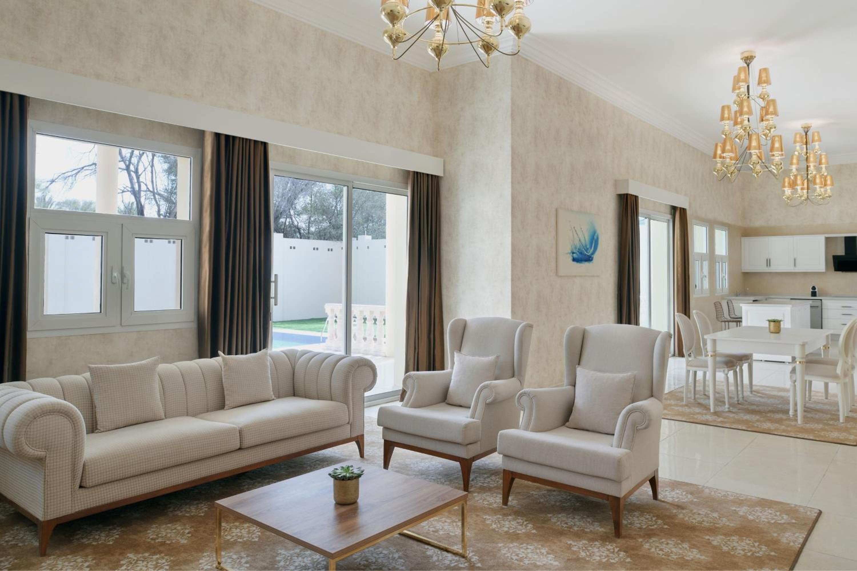 Three Bedroom Villa, 1 King, 4 Twin, Private Pool, Terrace & Whirlpool  