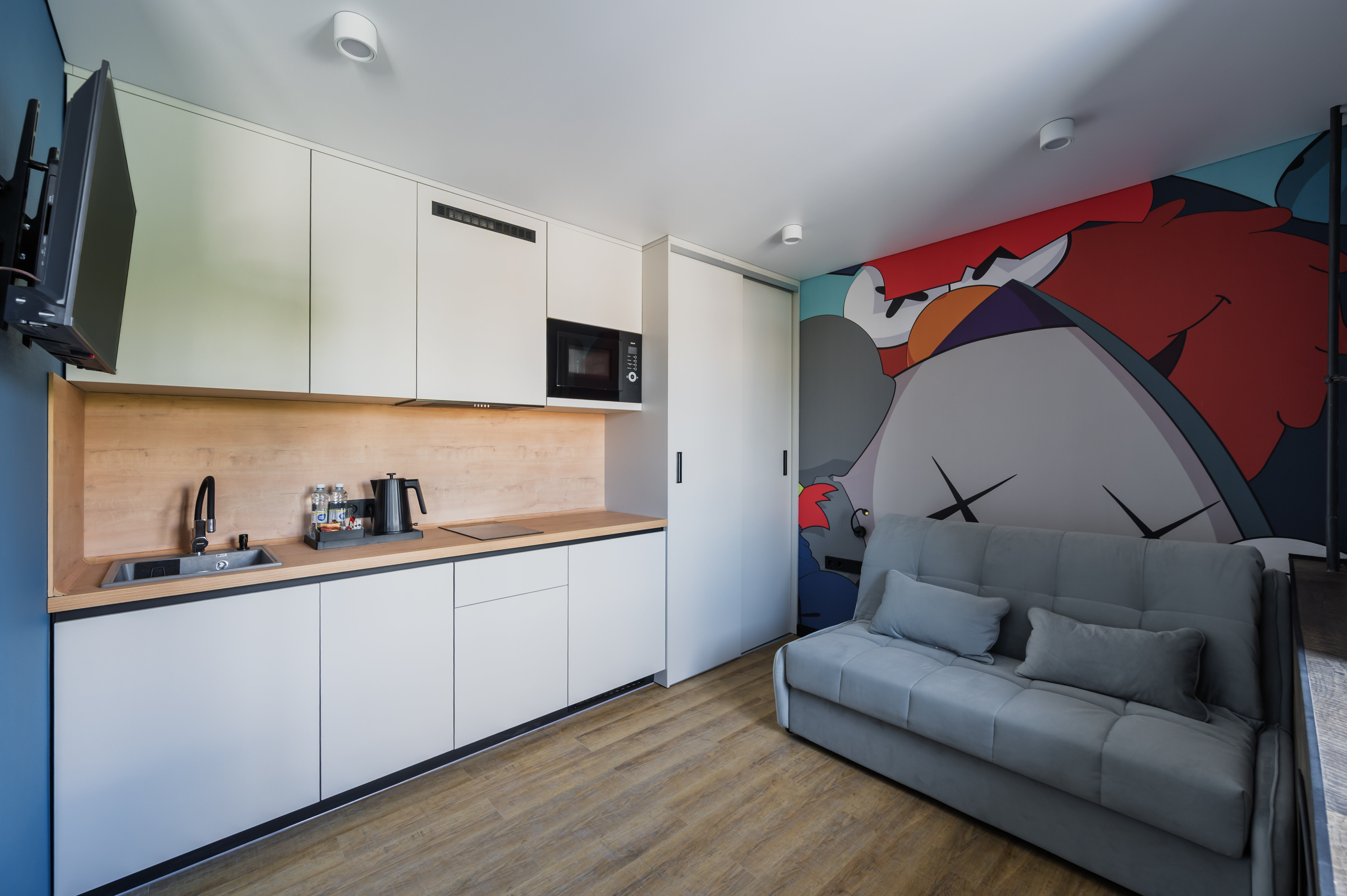 Стандарт с 1 двуспальным диваном