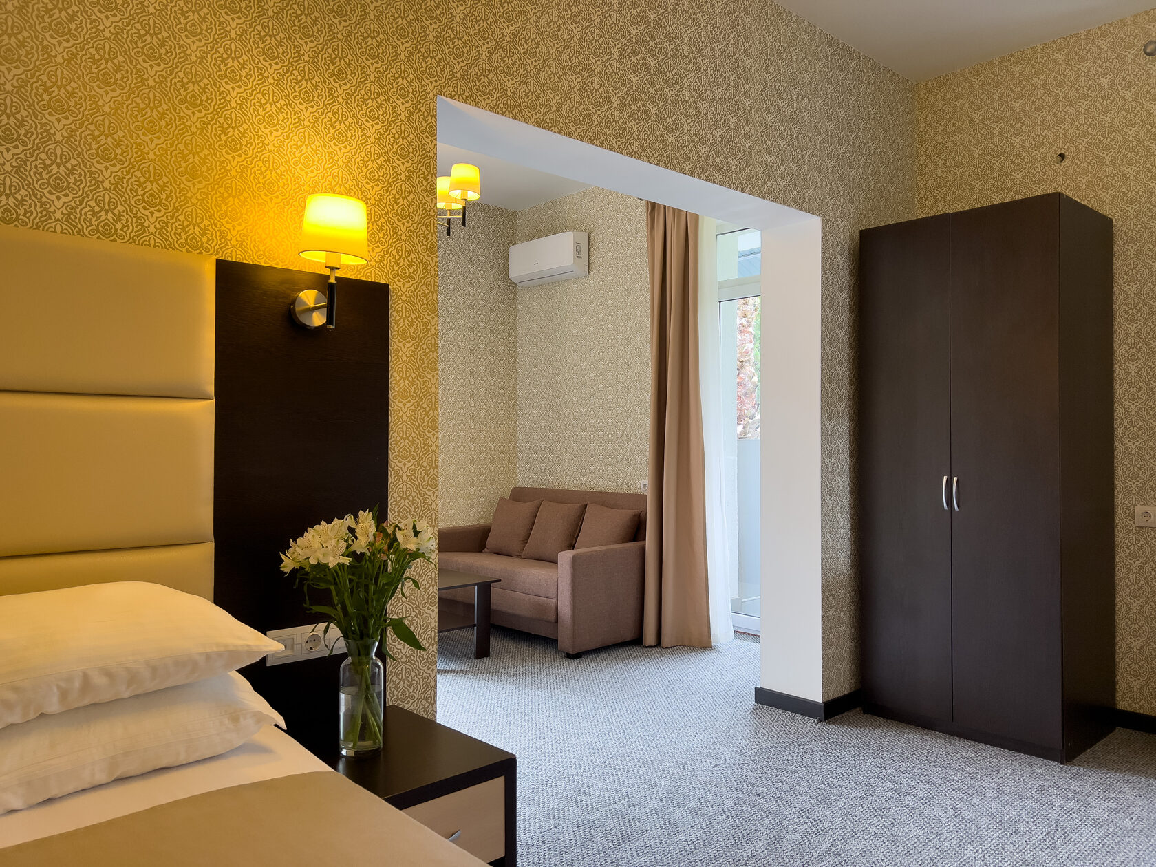 Семейный 4-х местный 2-х комнатный без балкона