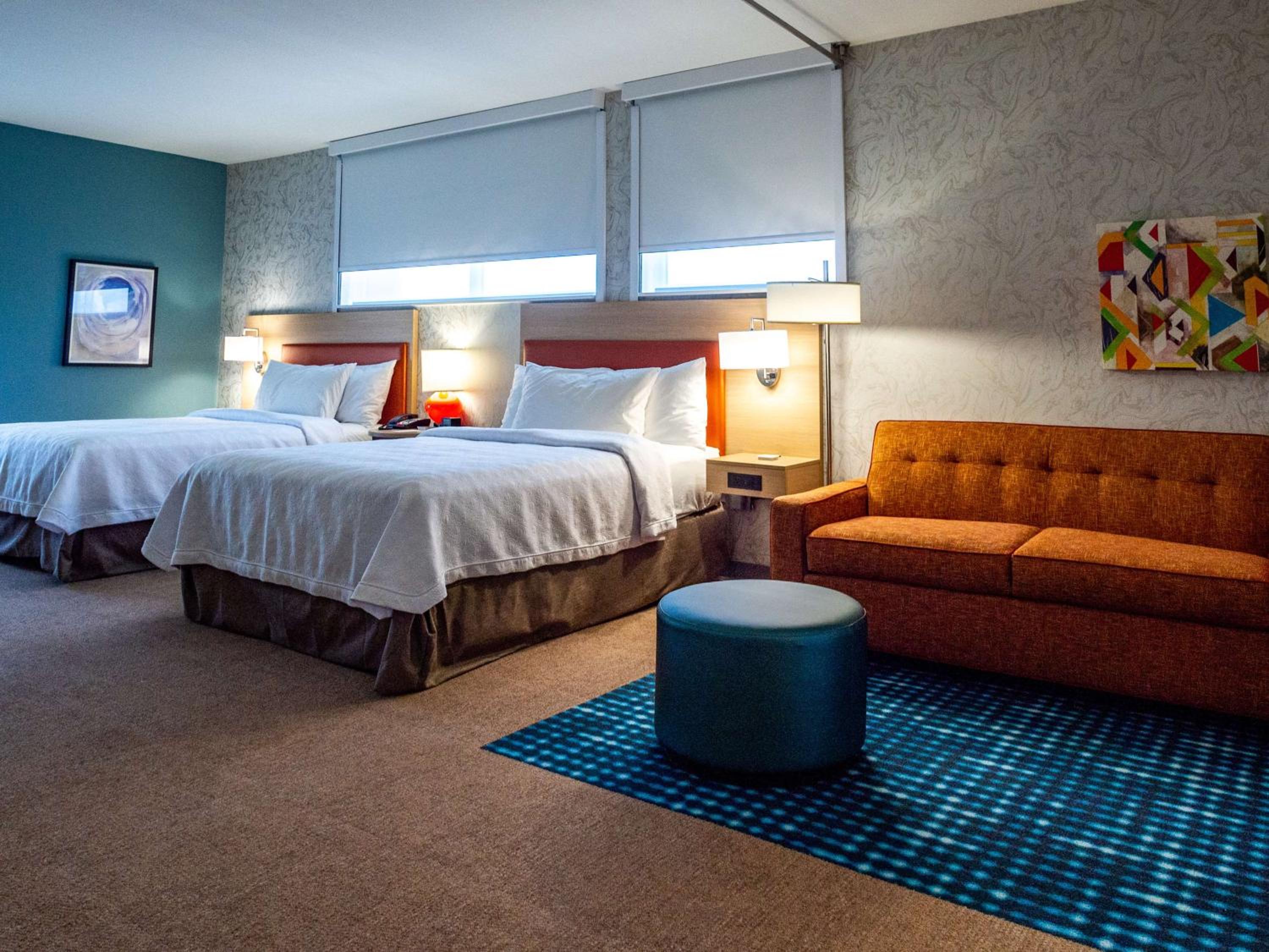 Queen Suite With Two Queen Beds - Mobility/Hearing Accessible - Non-Smoking