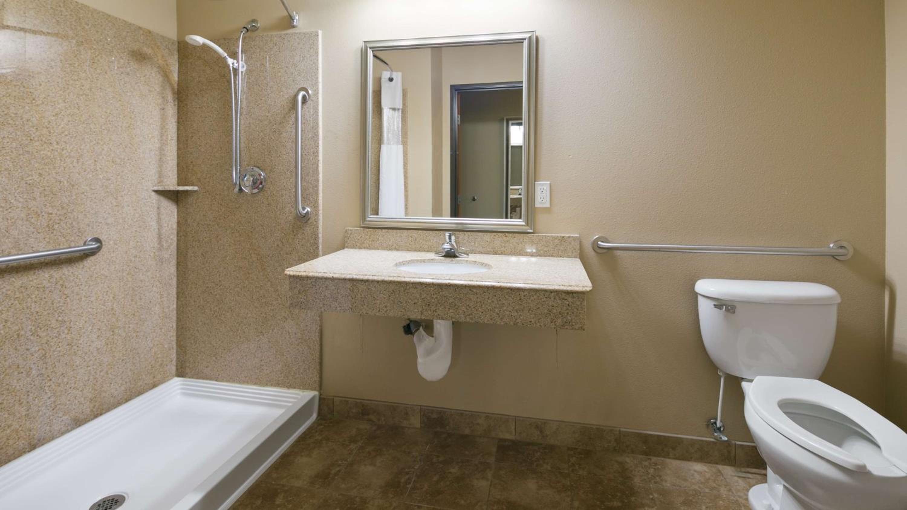 King Room with Roll-In Shower - Disability Access