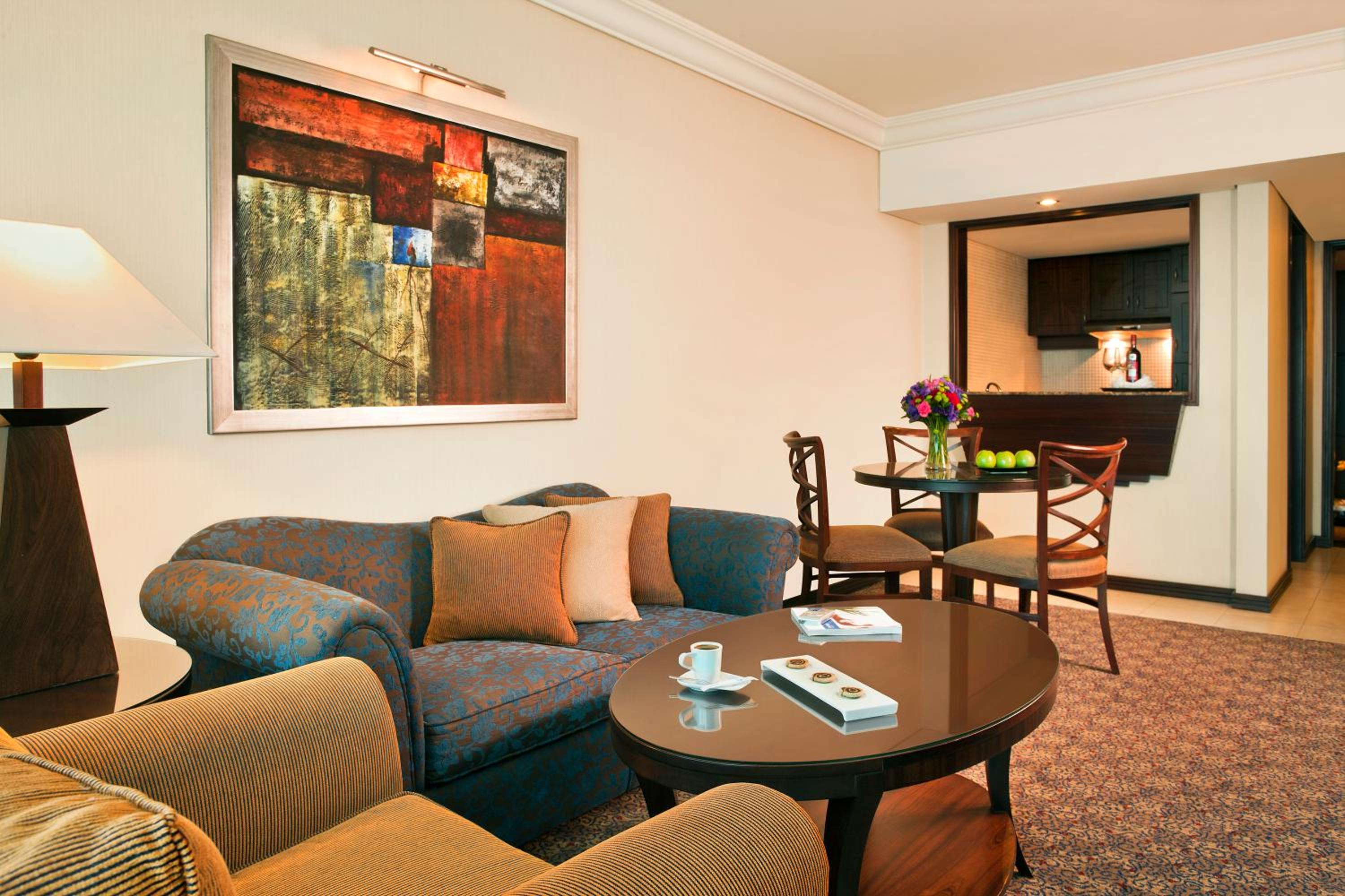 City View Apartment with Balcony