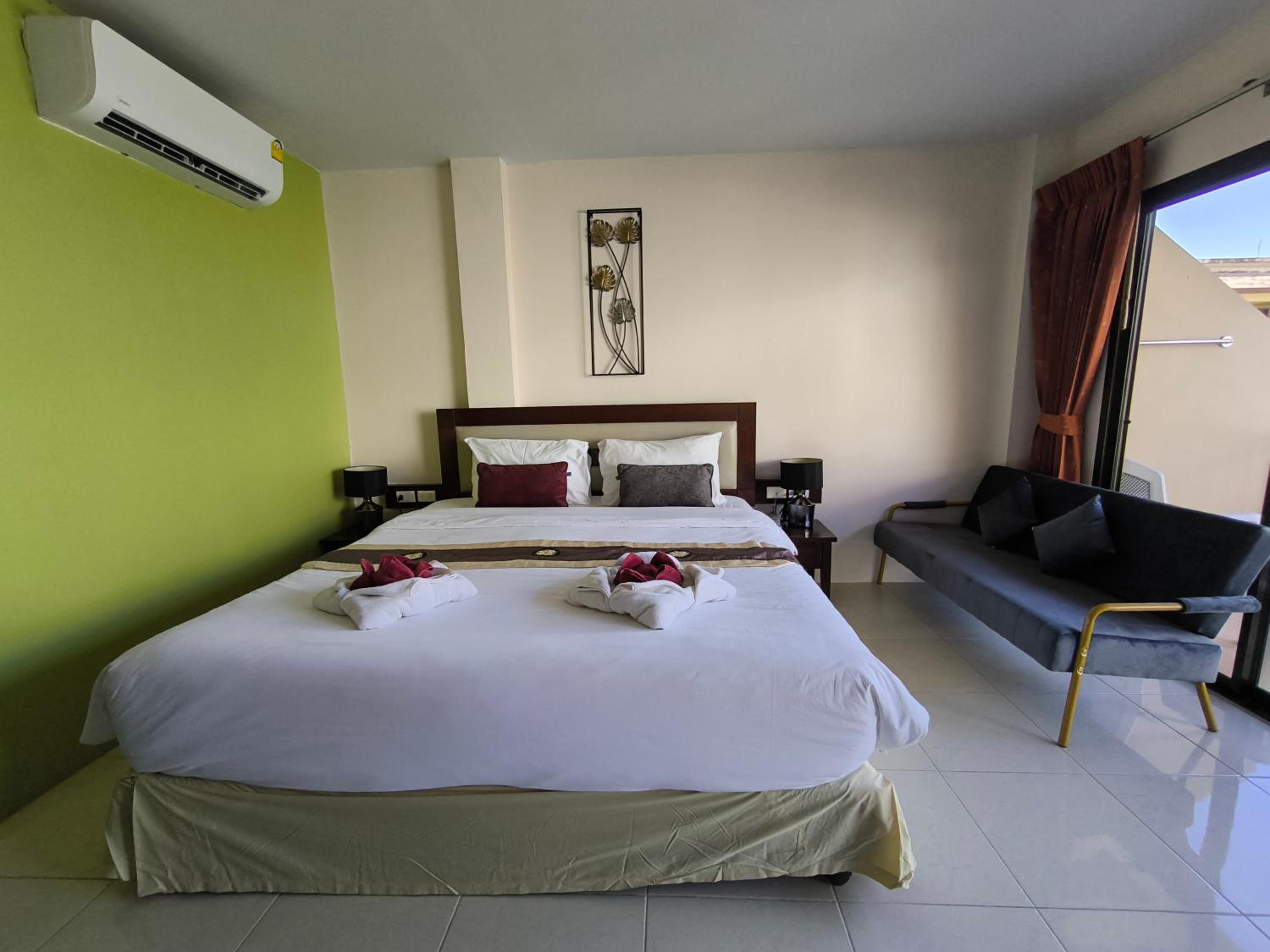 Deluxe Double Room with Balcony and Pool View