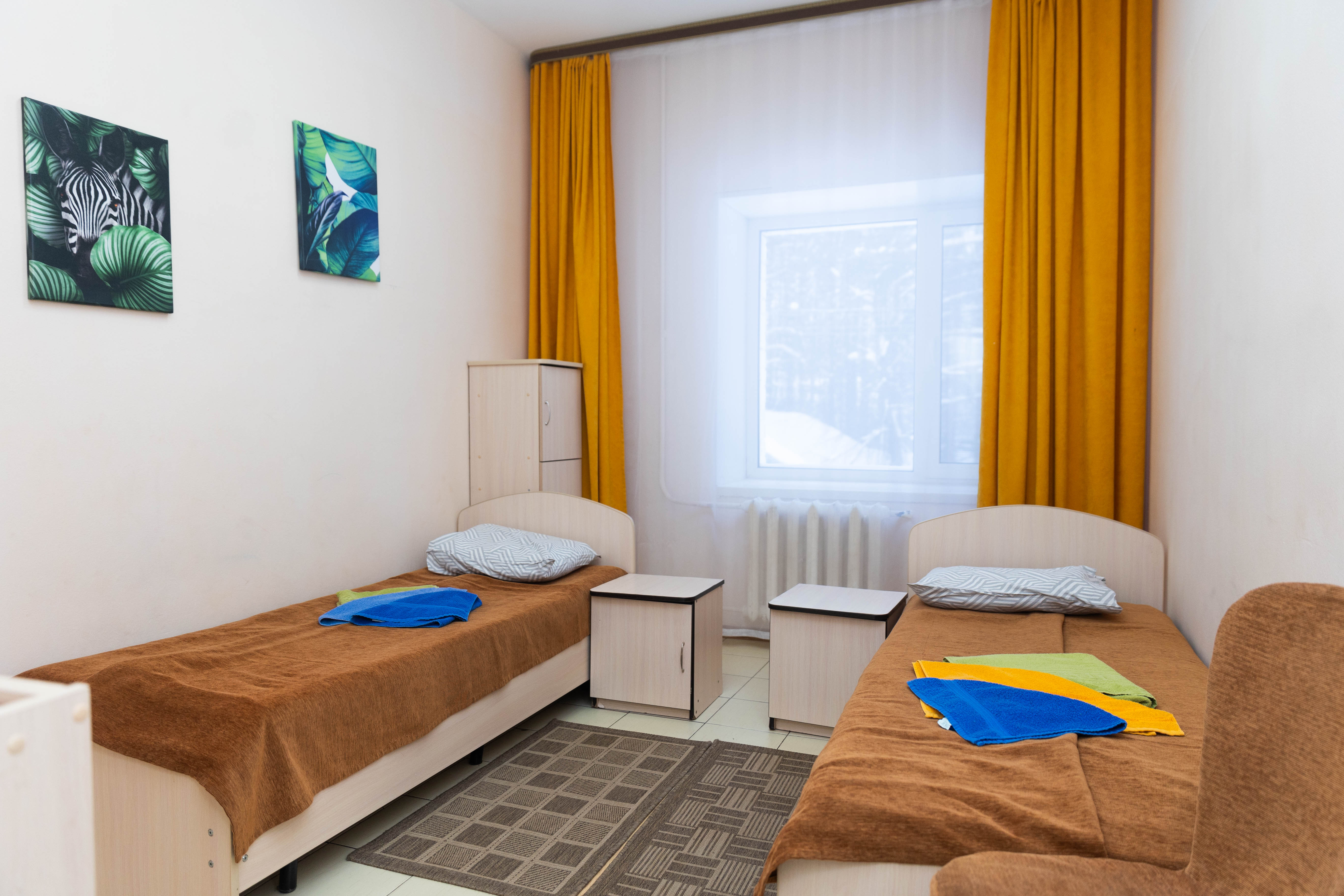 Бюджетный двухместный номер с 2 отдельными кроватями