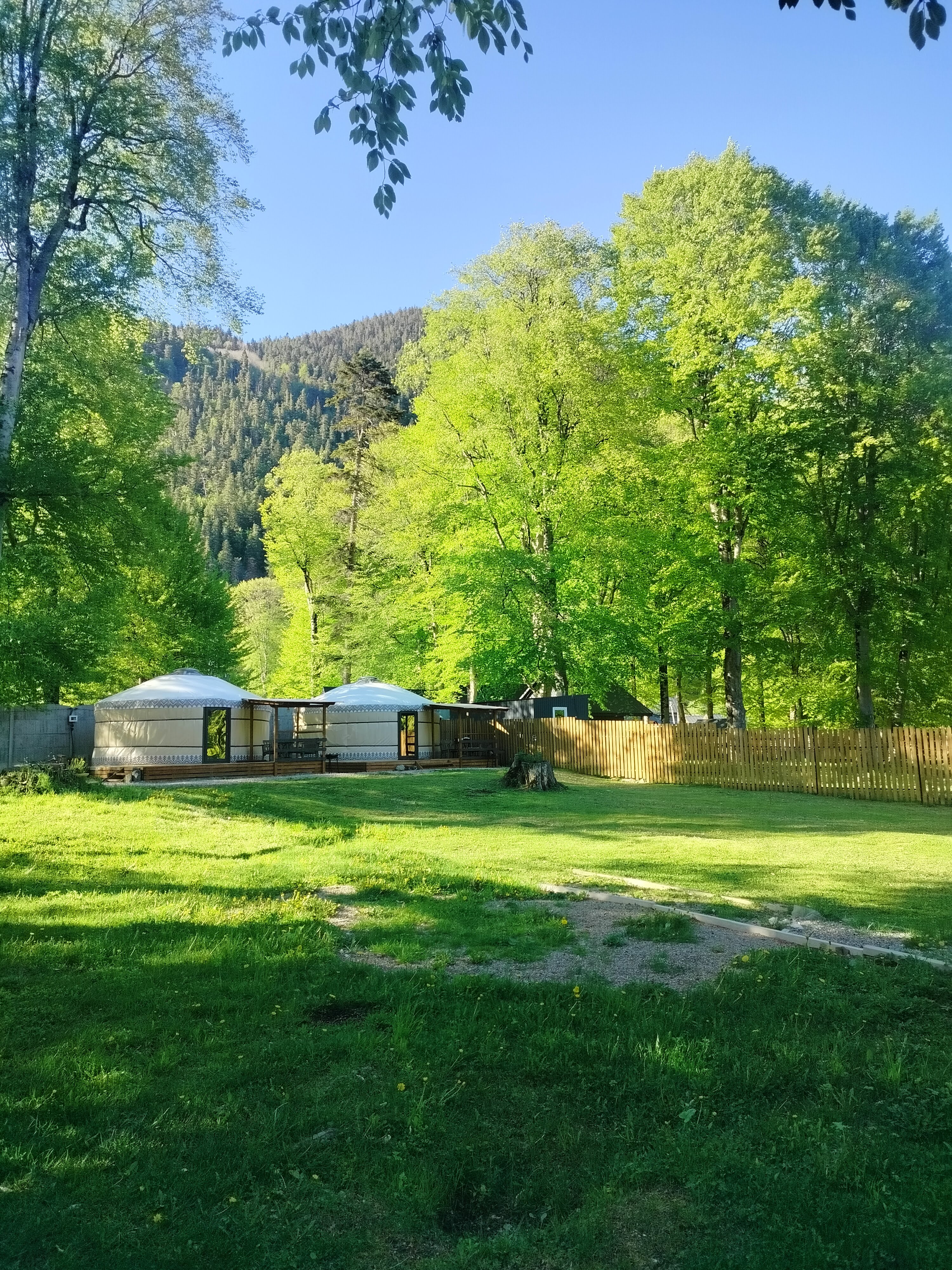 Юрта в горах Архыза