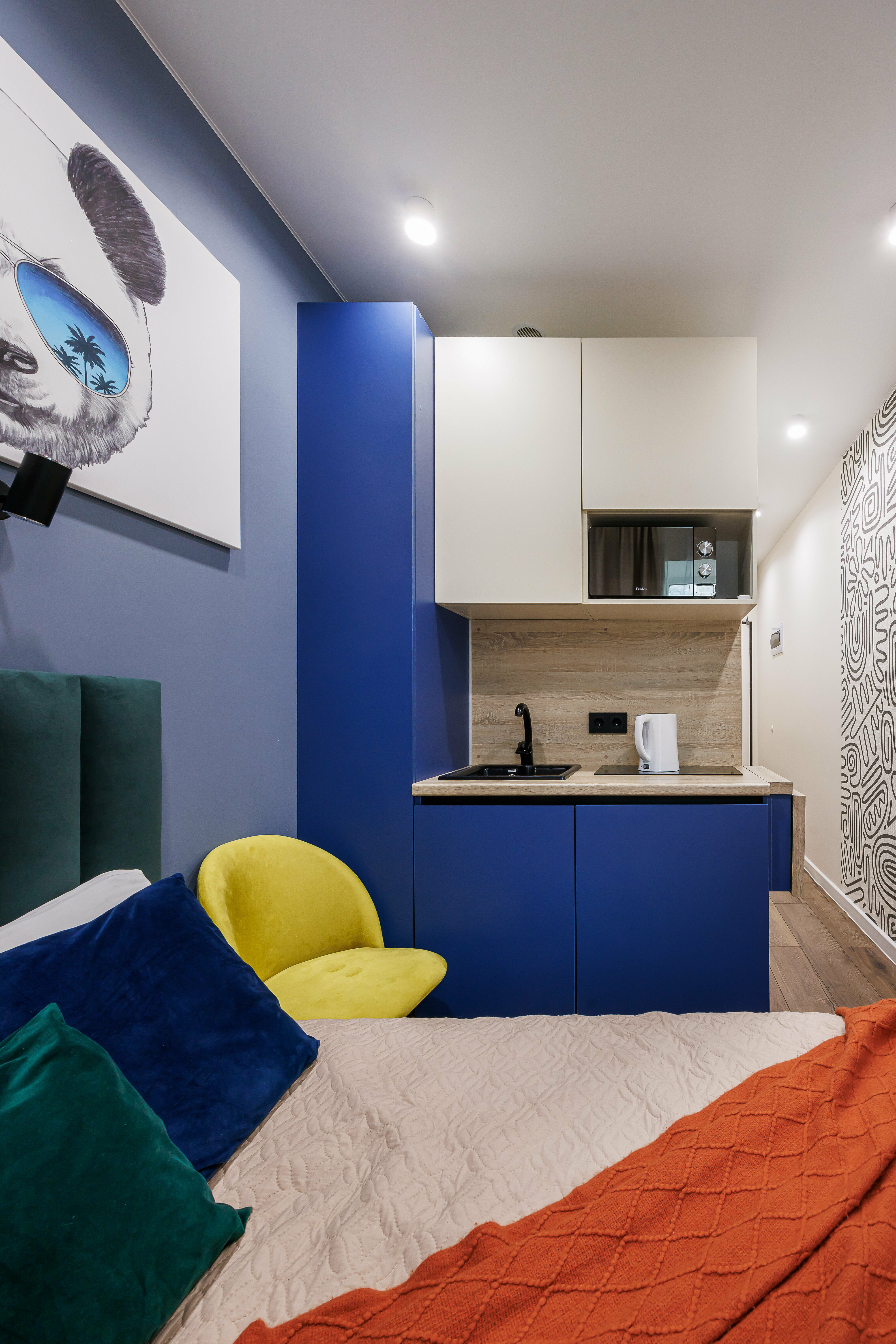 Небольшой двухместный номер с 1 кроватью