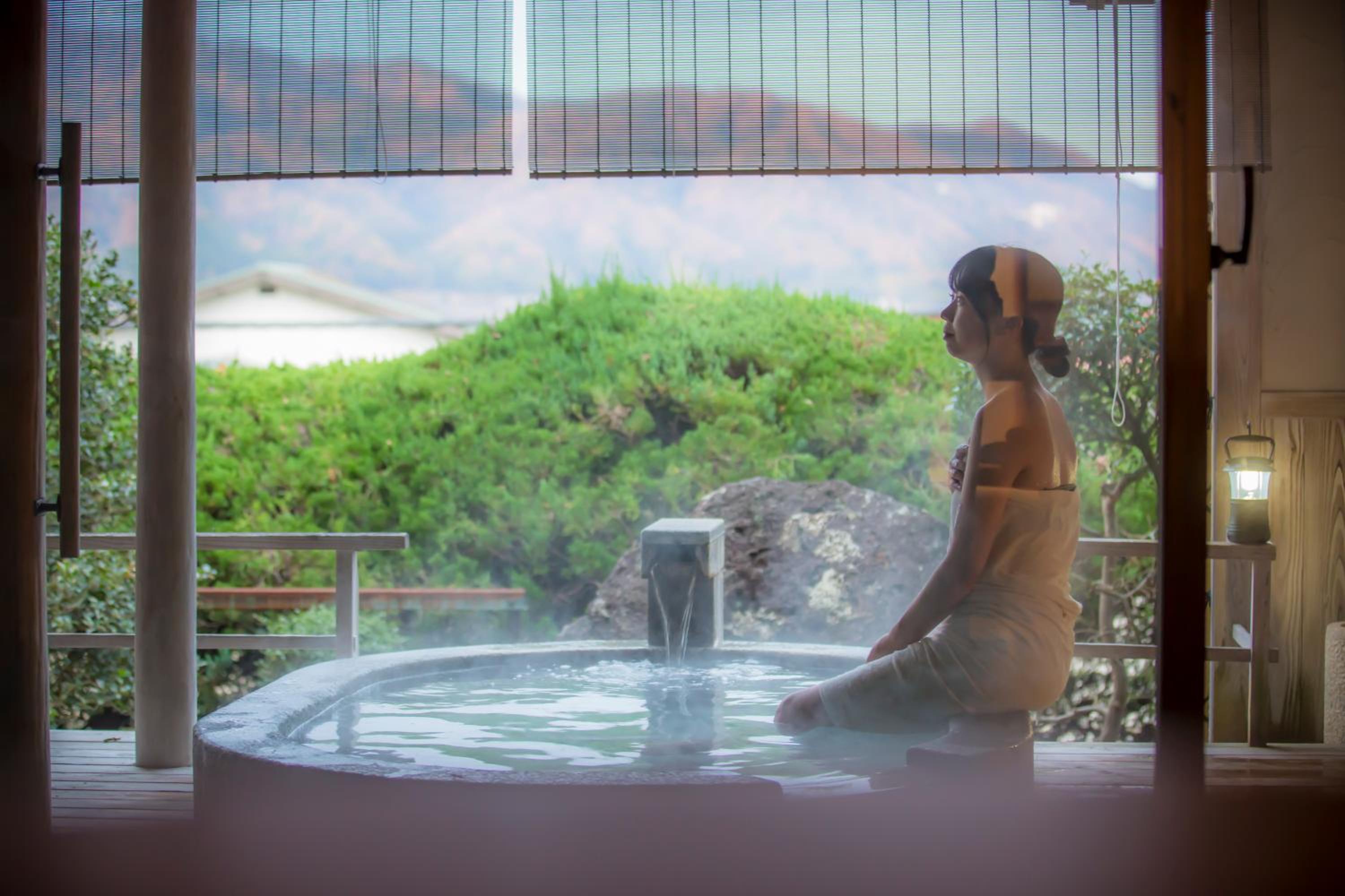 Japanese-Style Room with Open-Air Bath