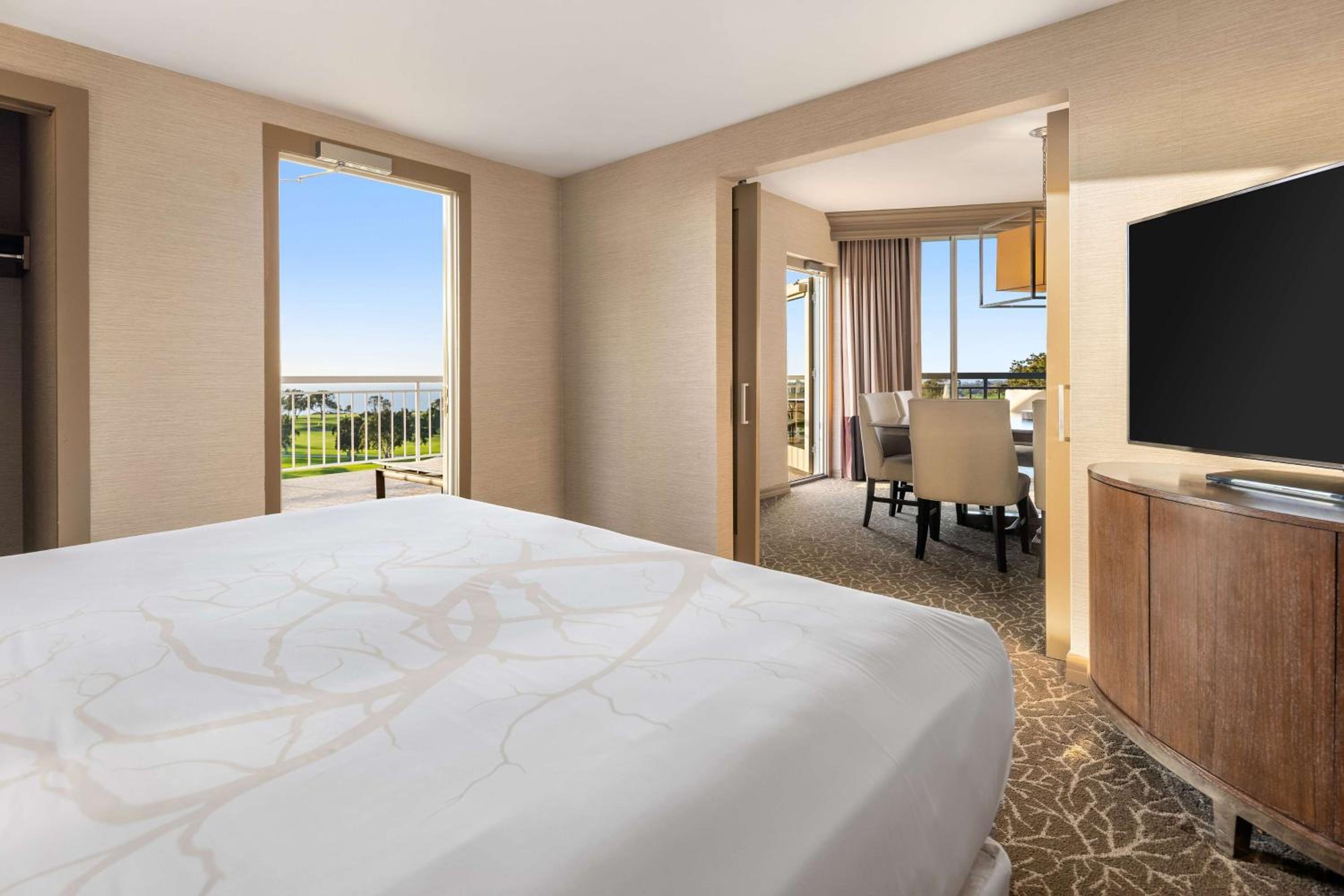 King Suite with Terrace and Coastal Golf View