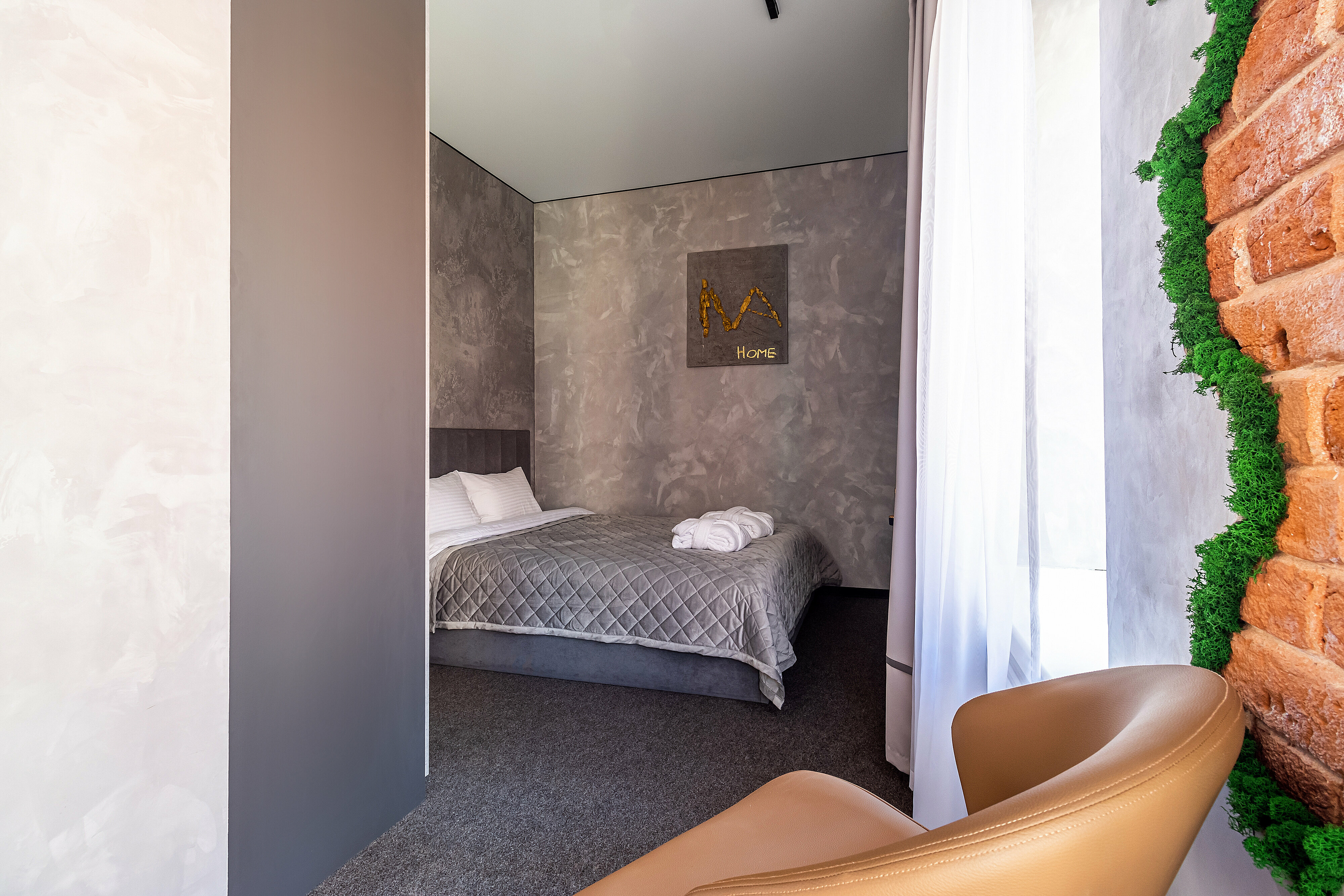 Двухместный номер с 1 кроватью и балконом