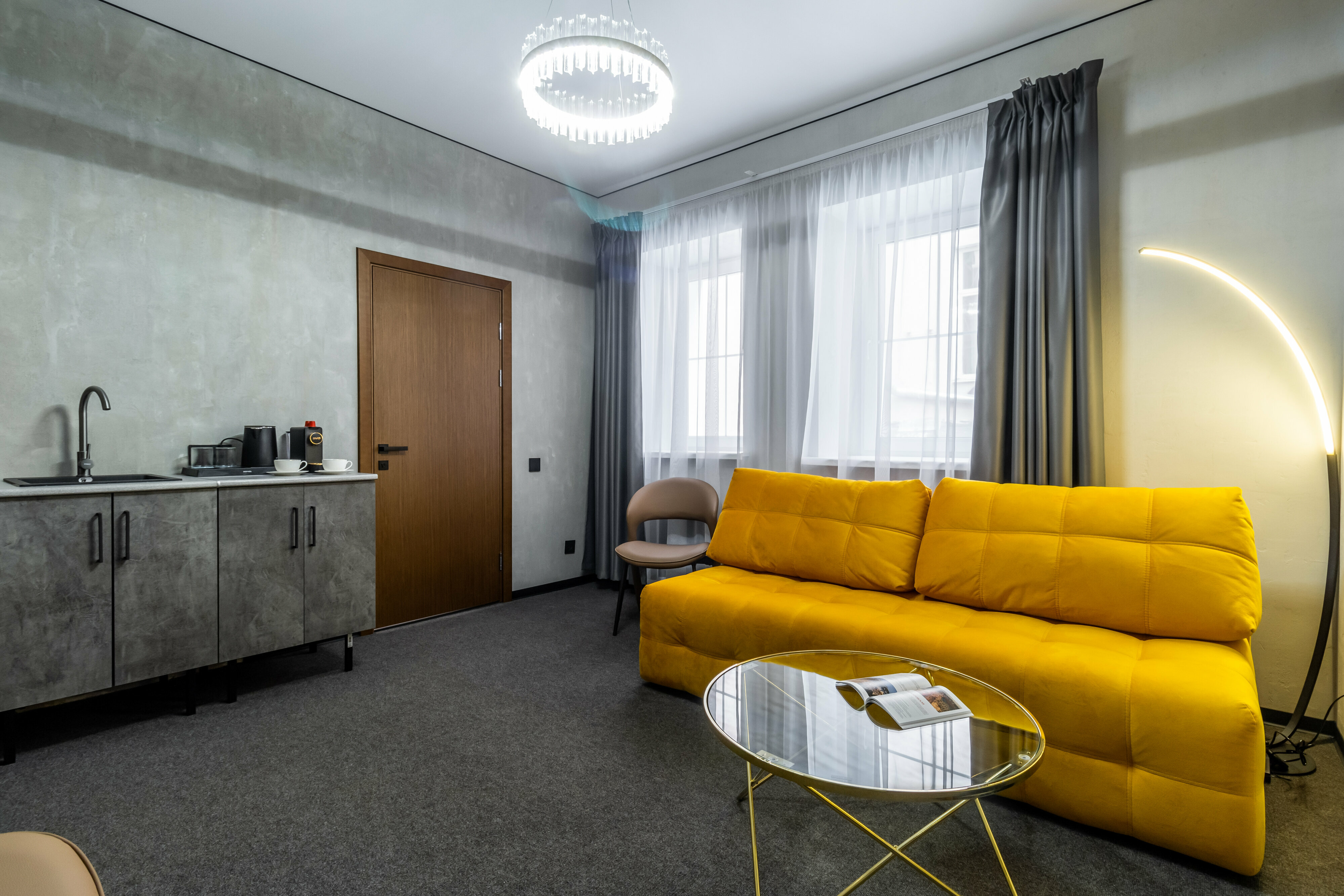 Студия с кухней  двухкомнатная № 1